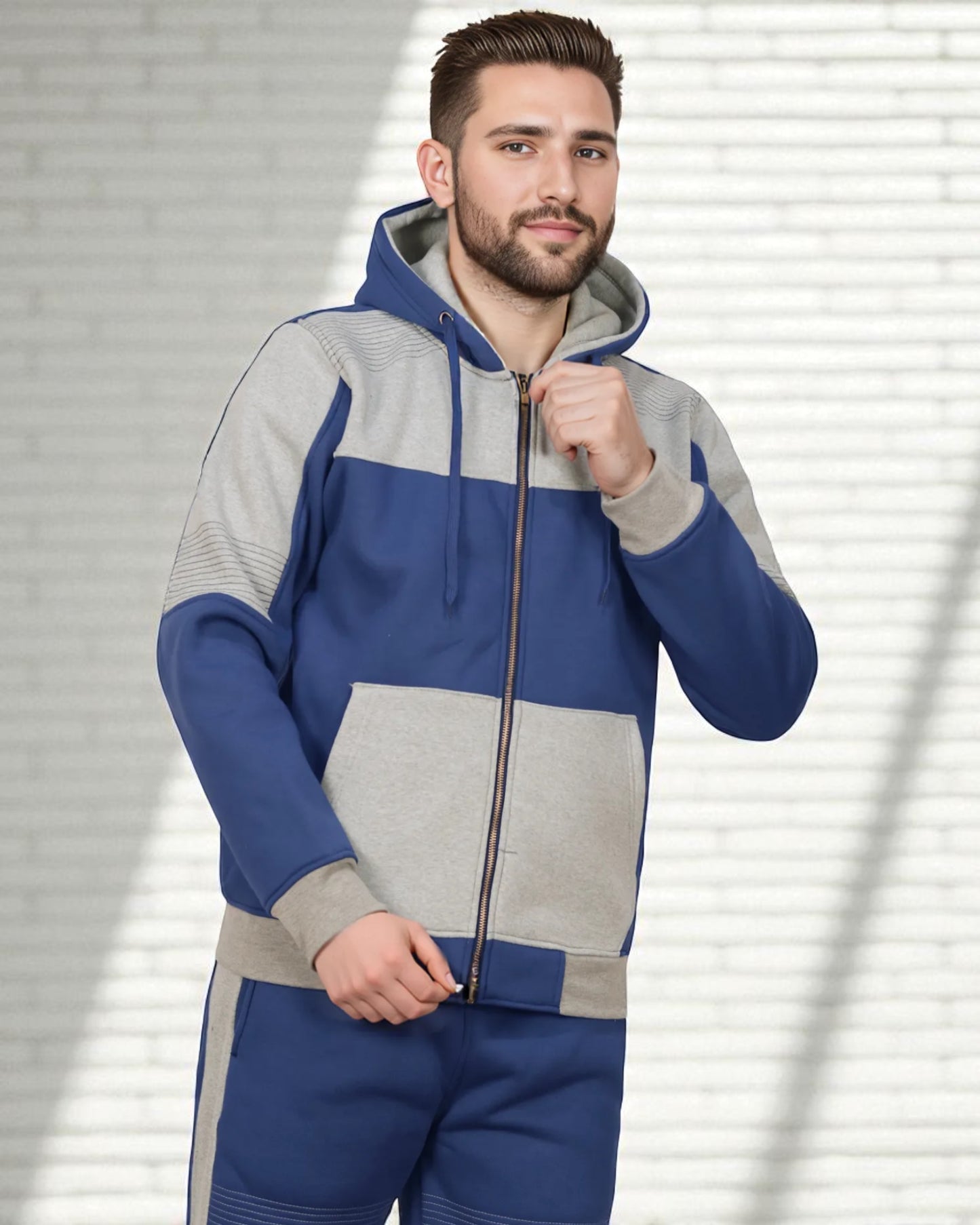 Men's Reef-Tech Fleece Sweatsuit biker stitch Set