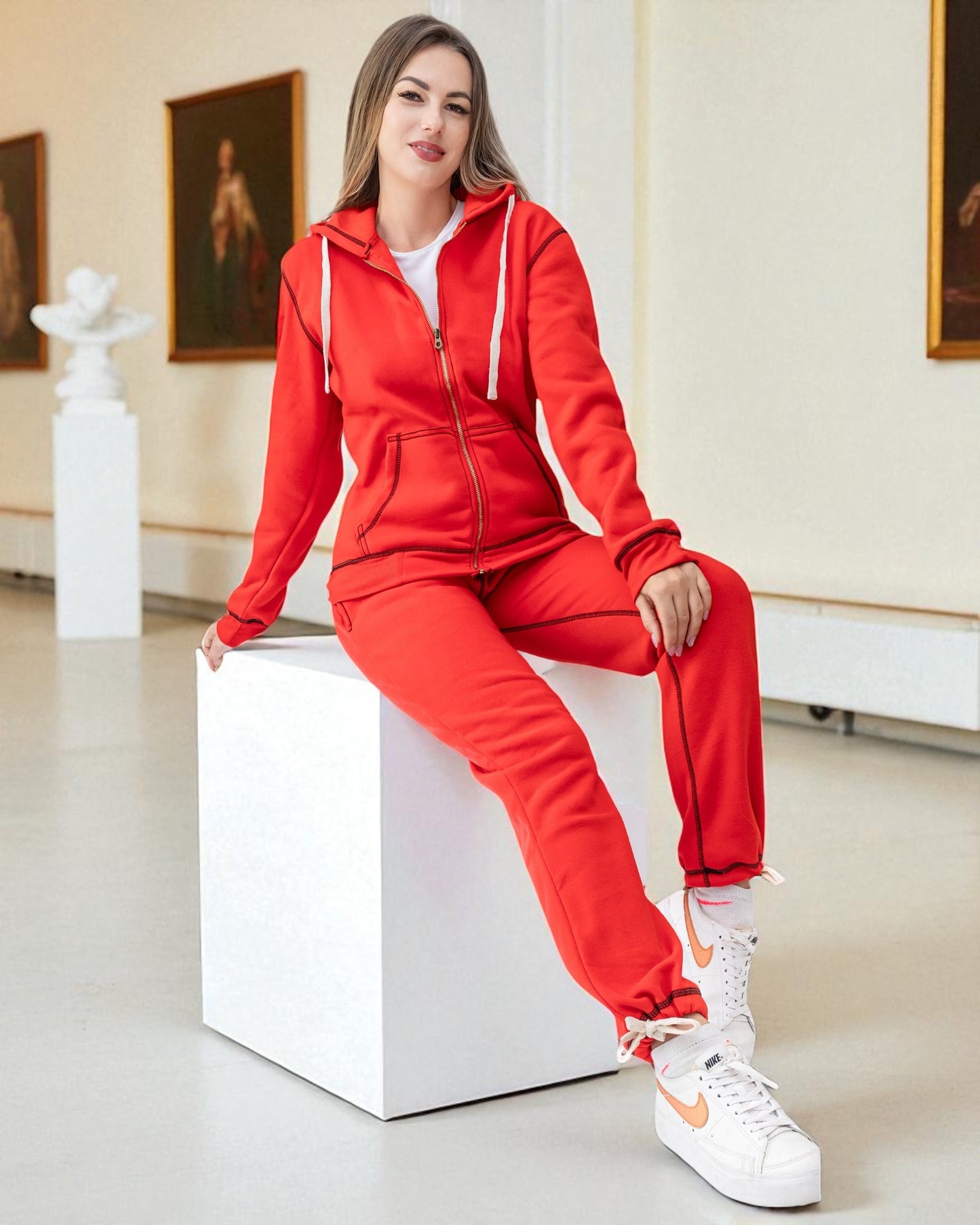 Women's Alysun Lite Spring Sweatsuit Jogger Hoodie Set
