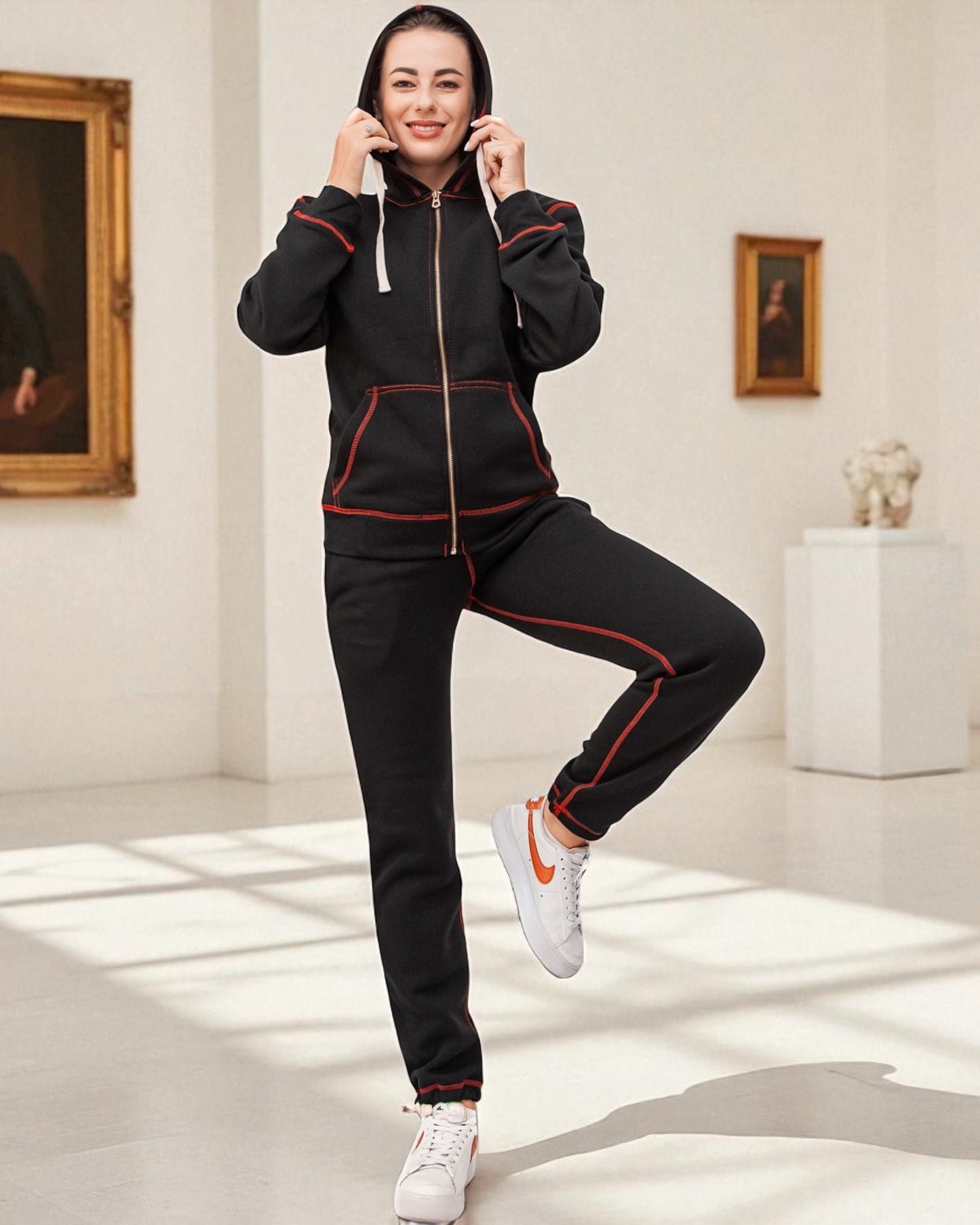 Women's Alysun Lite Spring Sweatsuit Jogger Hoodie Set