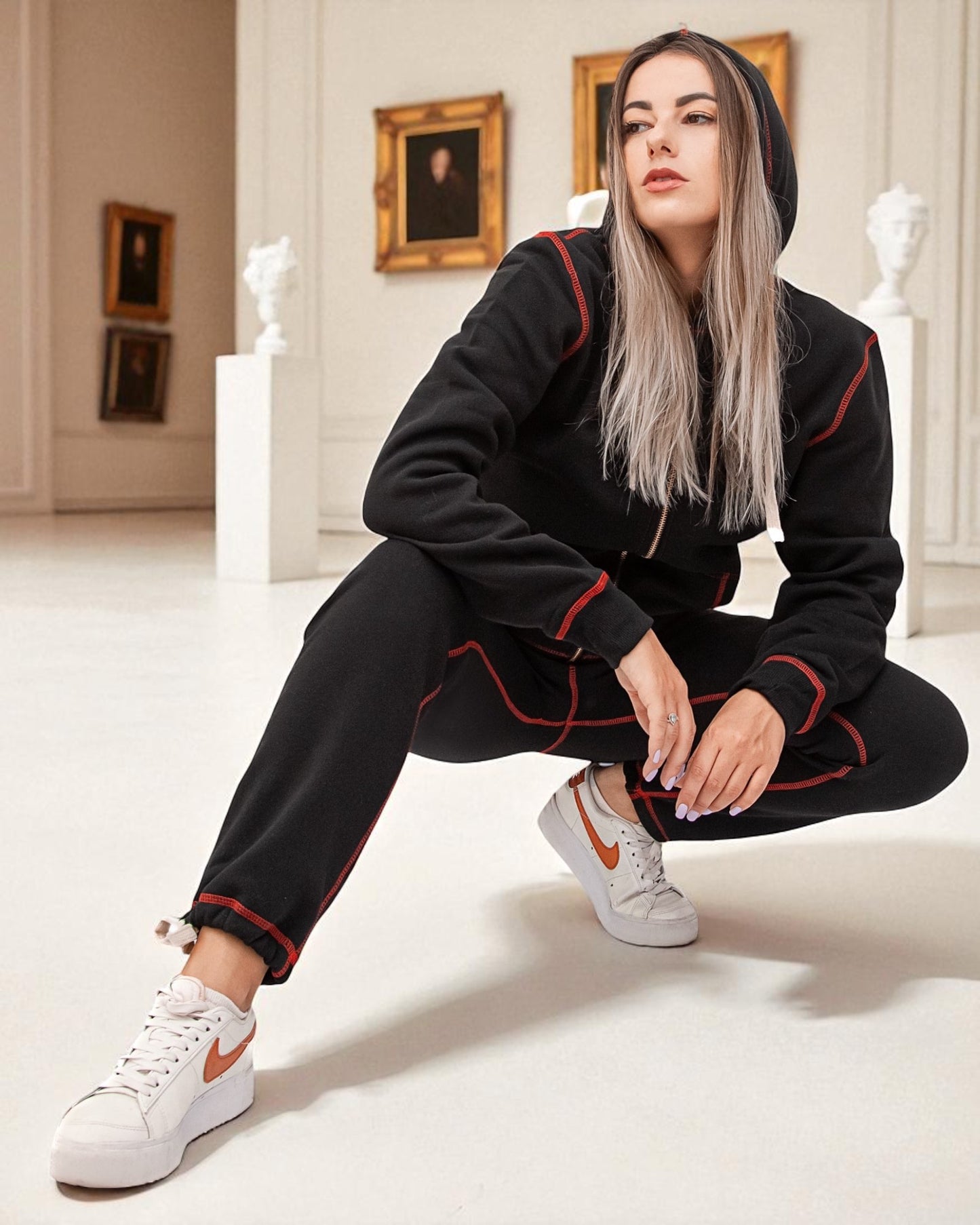 Women's Alysun Lite Spring Sweatsuit Jogger Hoodie Set