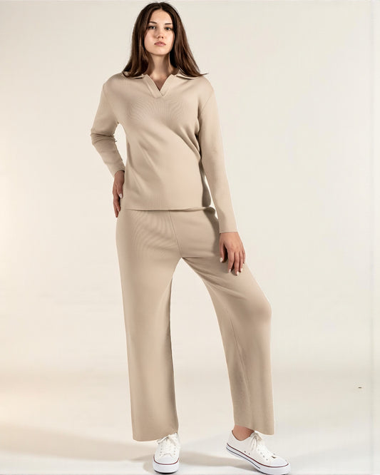 Women’s Knitted Two Piece Loungewear Outfit
