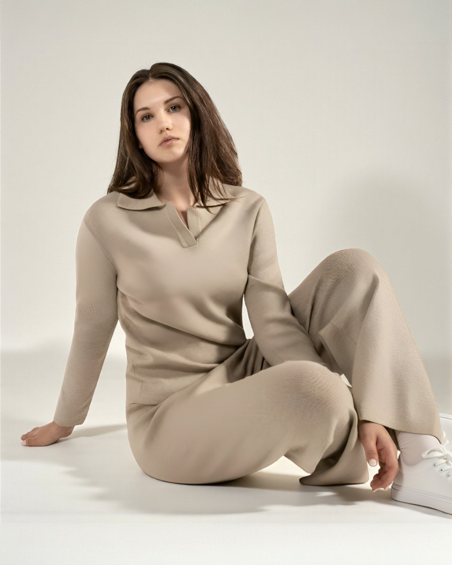 Women’s Knitted Two Piece Loungewear Outfit