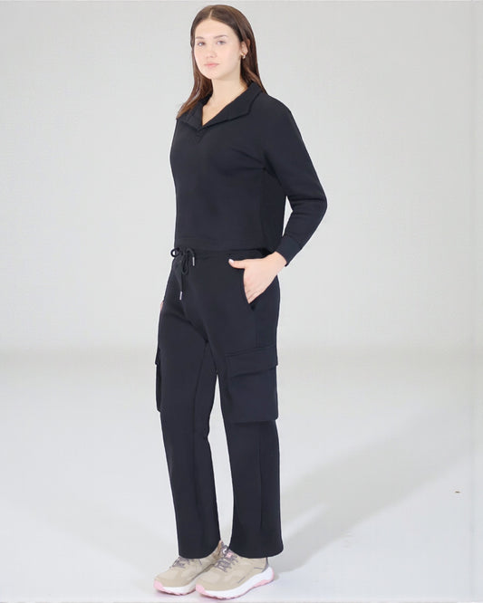 Women’s Soft Cargo Lounge Set Relax Fit