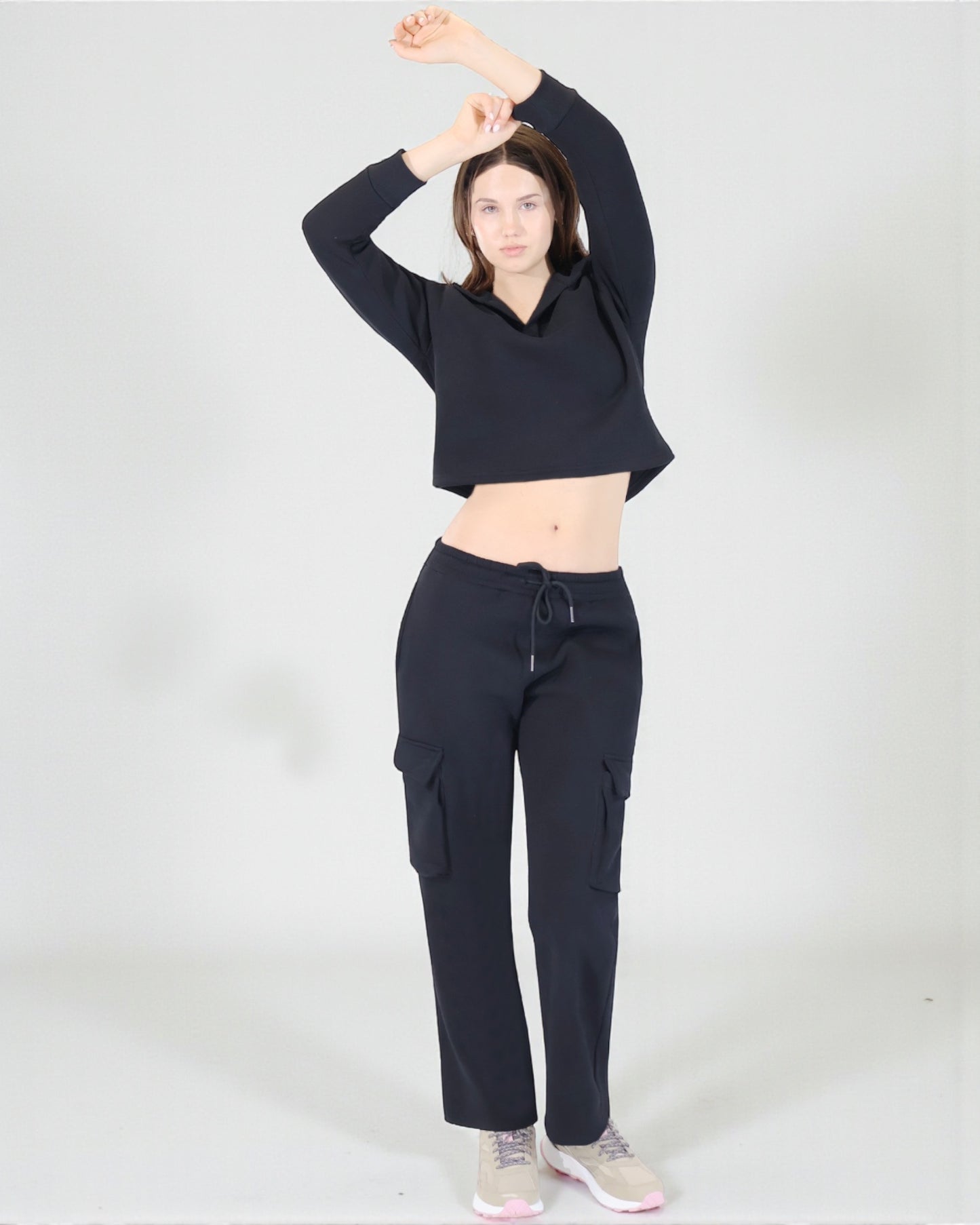 Women’s Soft Cargo Lounge Set Relax Fit