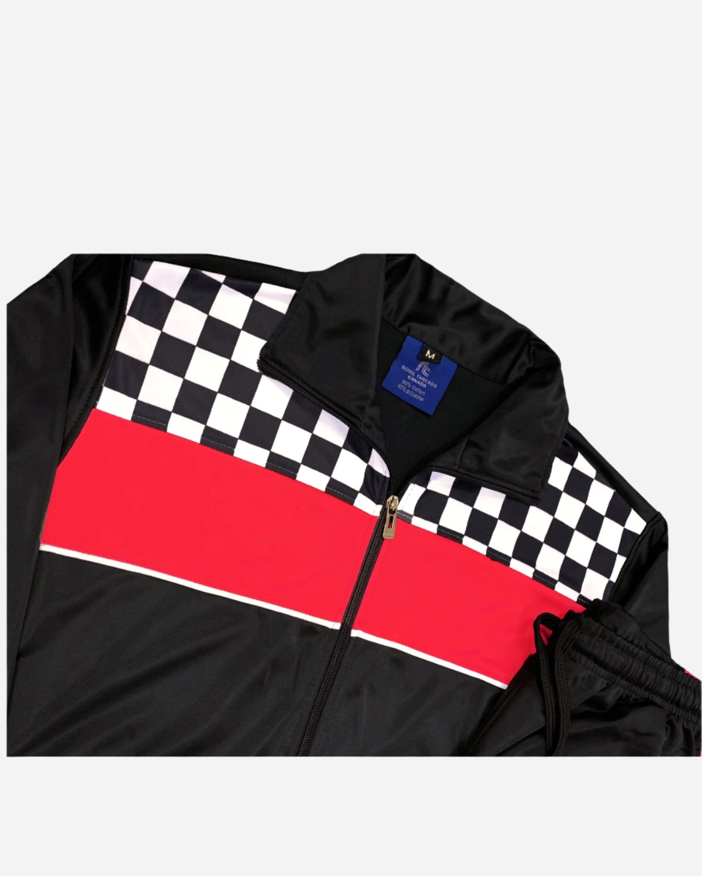Men’s Tracksuit Traditional Checker Boxed Track jacket & Track pants