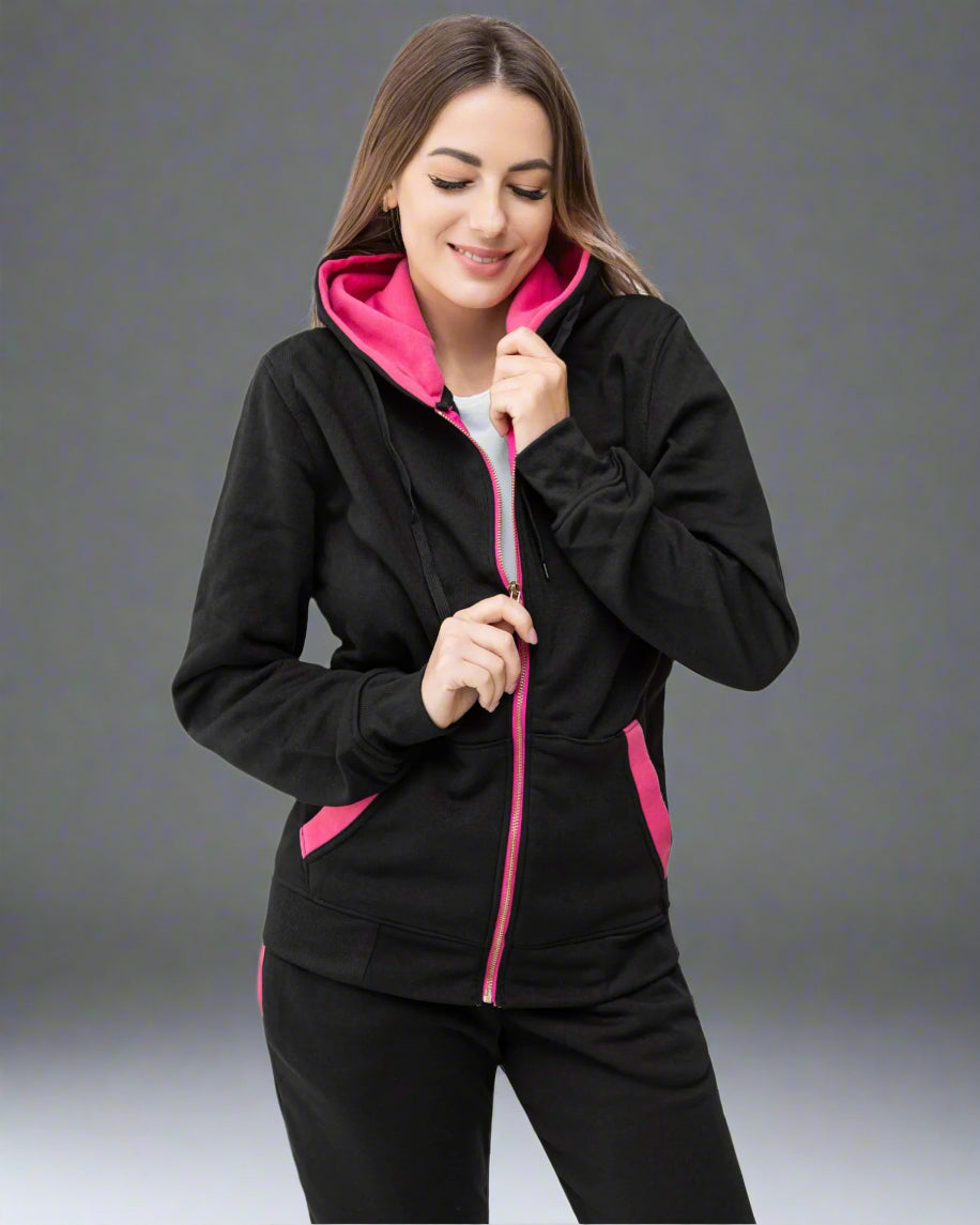 Women’s Blossoms Loungewear Jogging suit Sweat Jacket Sweatpants outfit