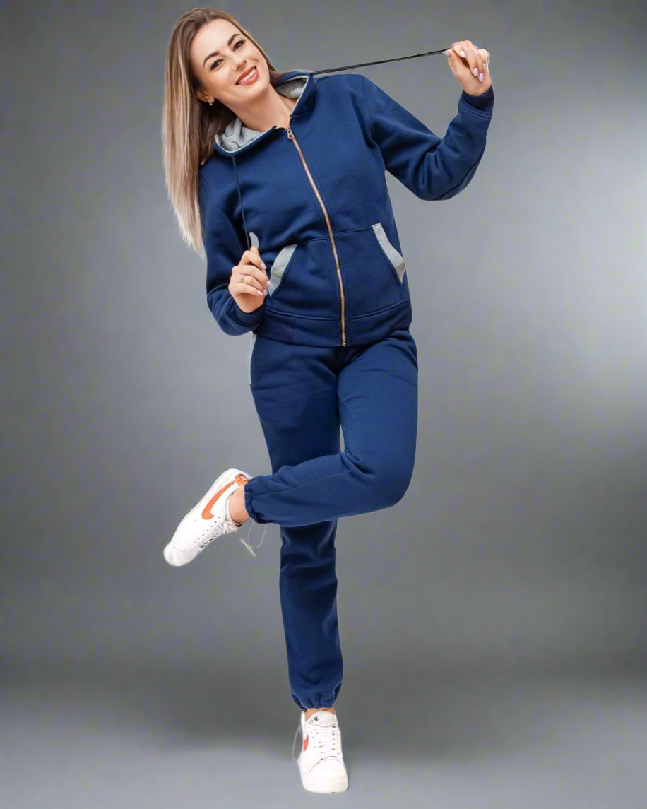 Women’s Blossoms Loungewear Jogging suit Sweat Jacket Sweatpants outfit