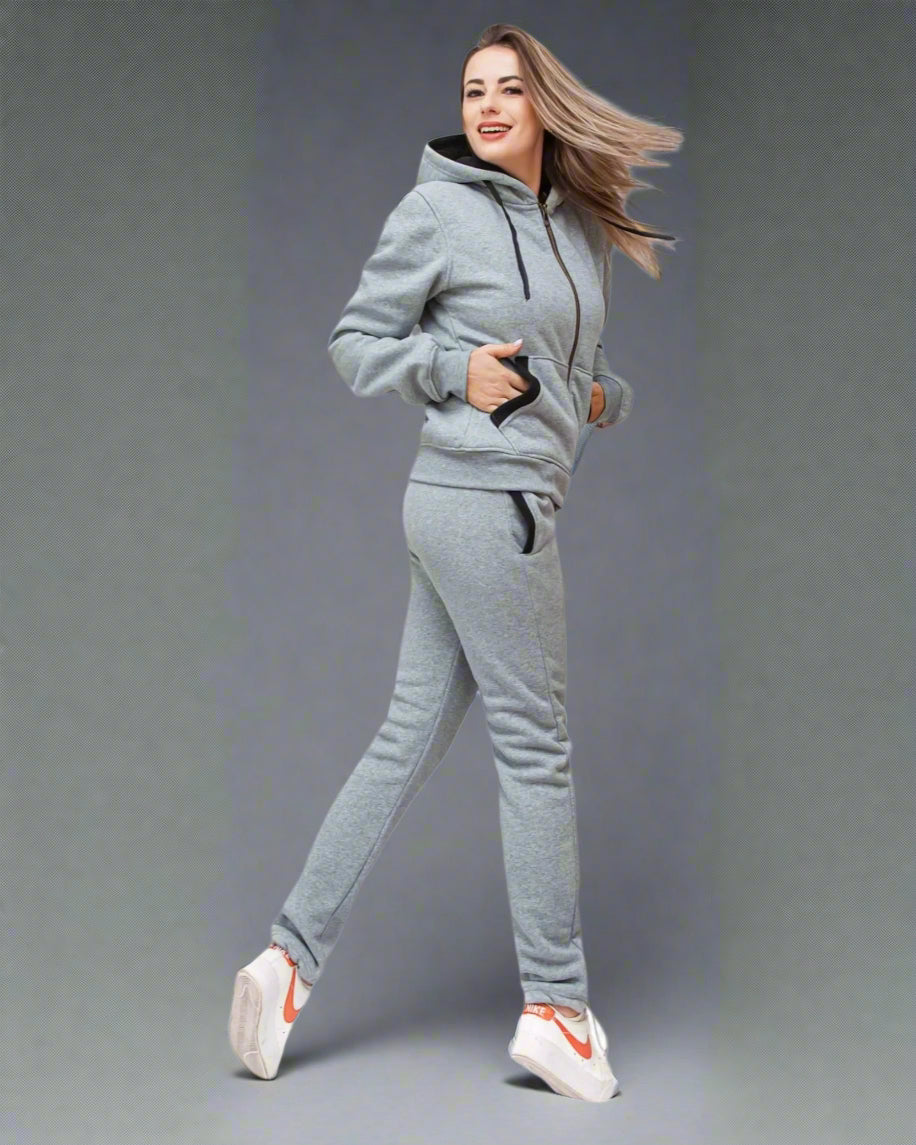 Women’s Blossoms Loungewear Jogging suit Sweat Jacket Sweatpants outfit