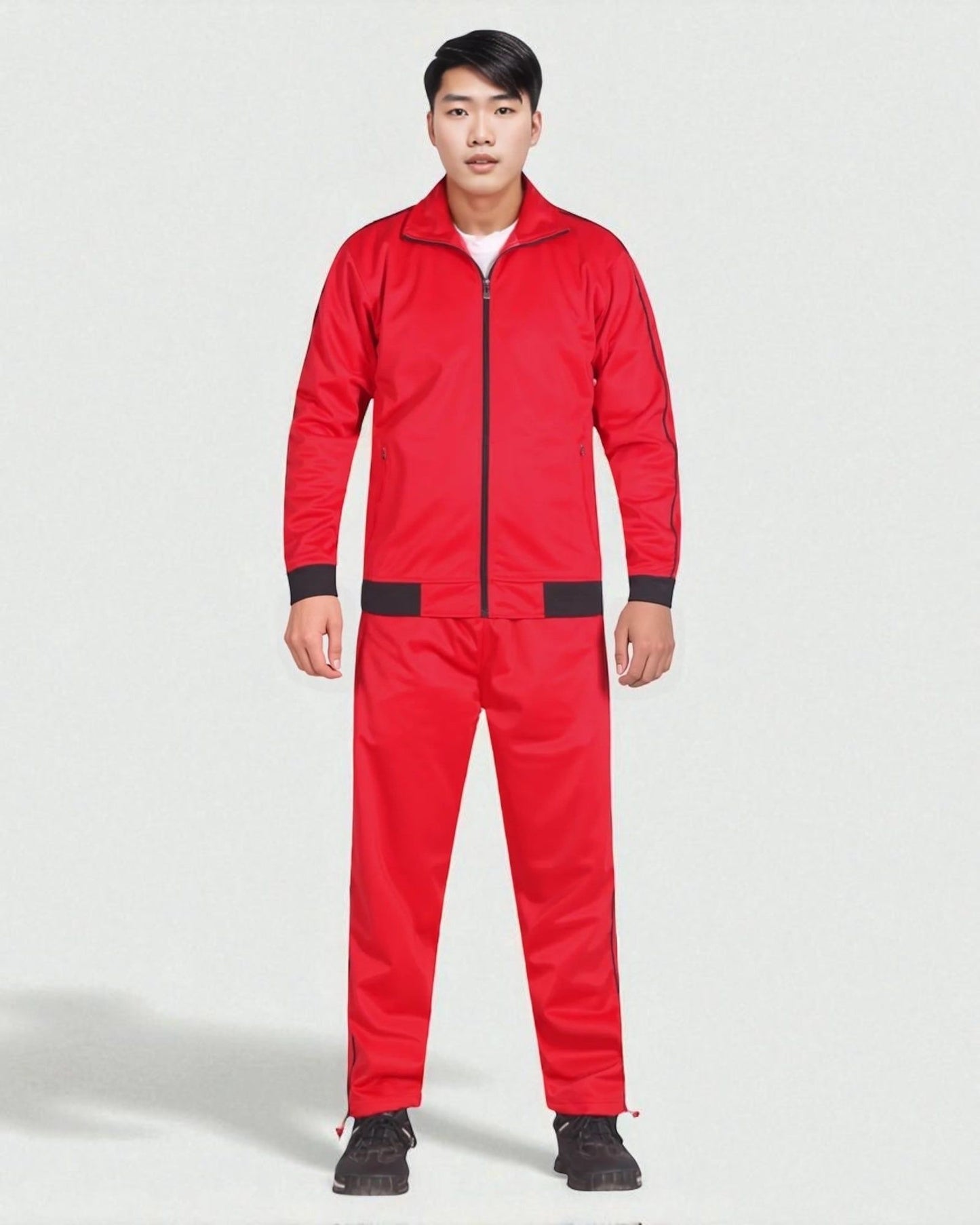 Men's casual Tracksuit plain season round Matching Outfit