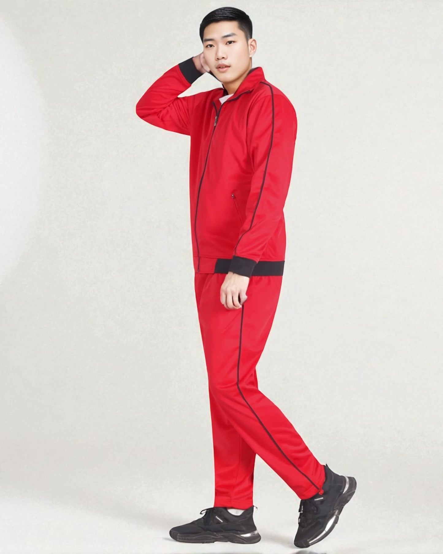 Men's casual Tracksuit plain season round Matching Outfit