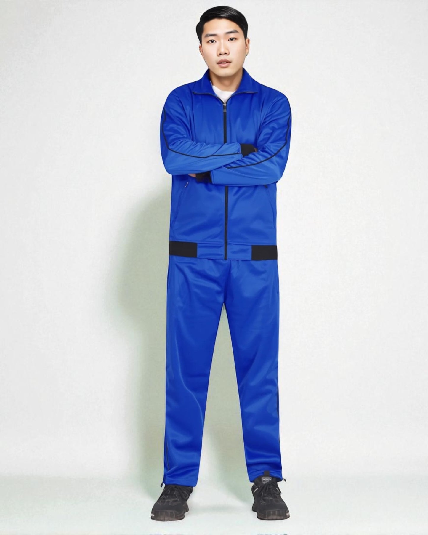 Men's casual Tracksuit plain season round Matching Outfit