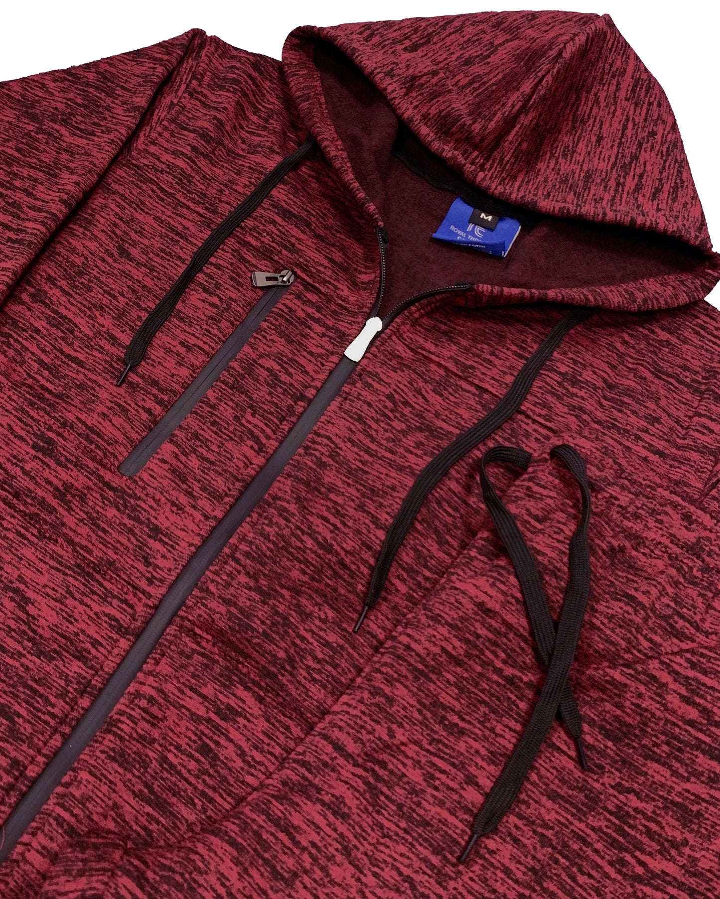 Men’s Warm Winter Tech Fleece Sweat Jacket Sweatpants Jogger Outfit