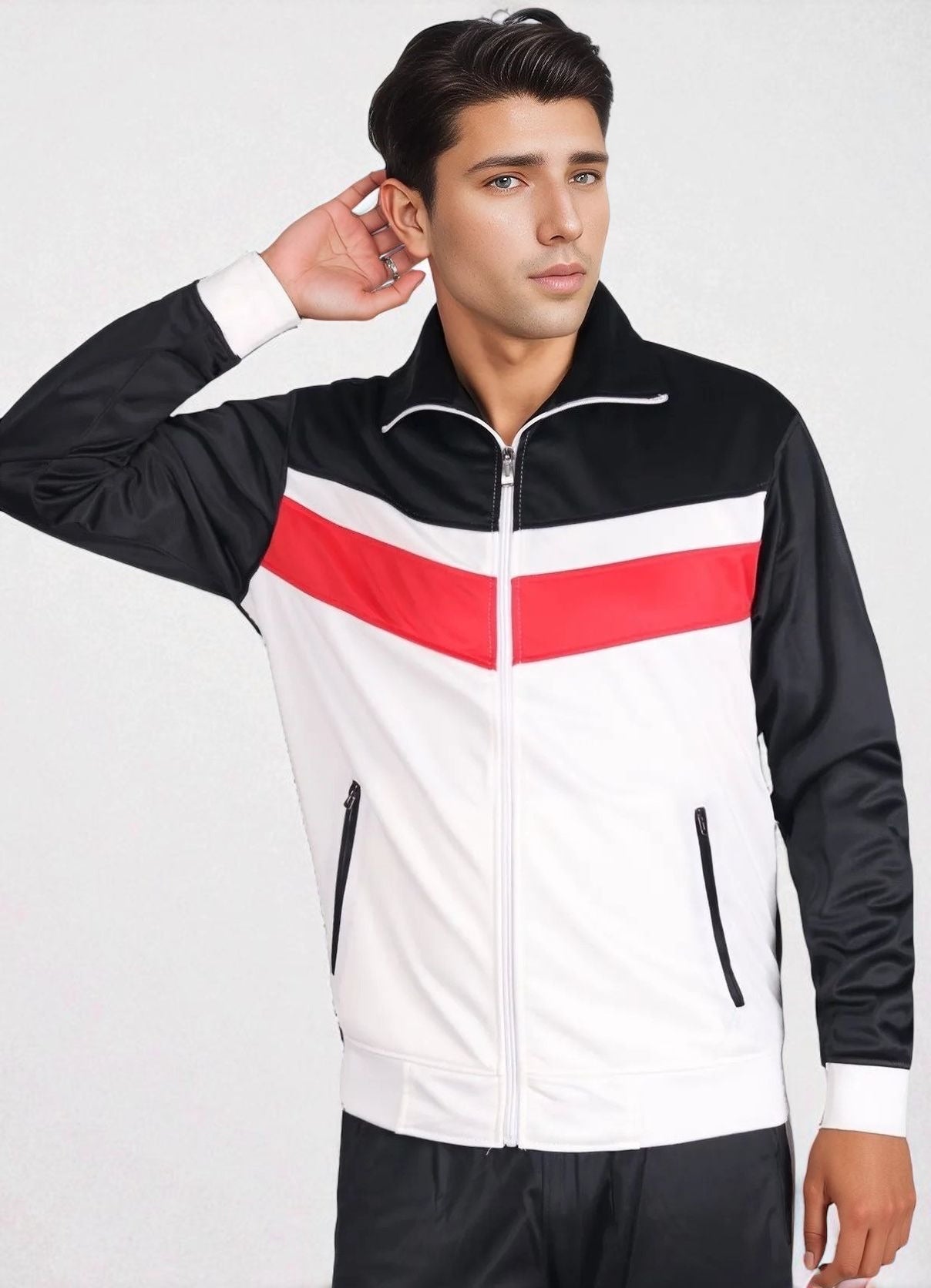 Men's Active Daily wear Tracksuit Jogger Track Jacket & Track Pants Jogging Suit