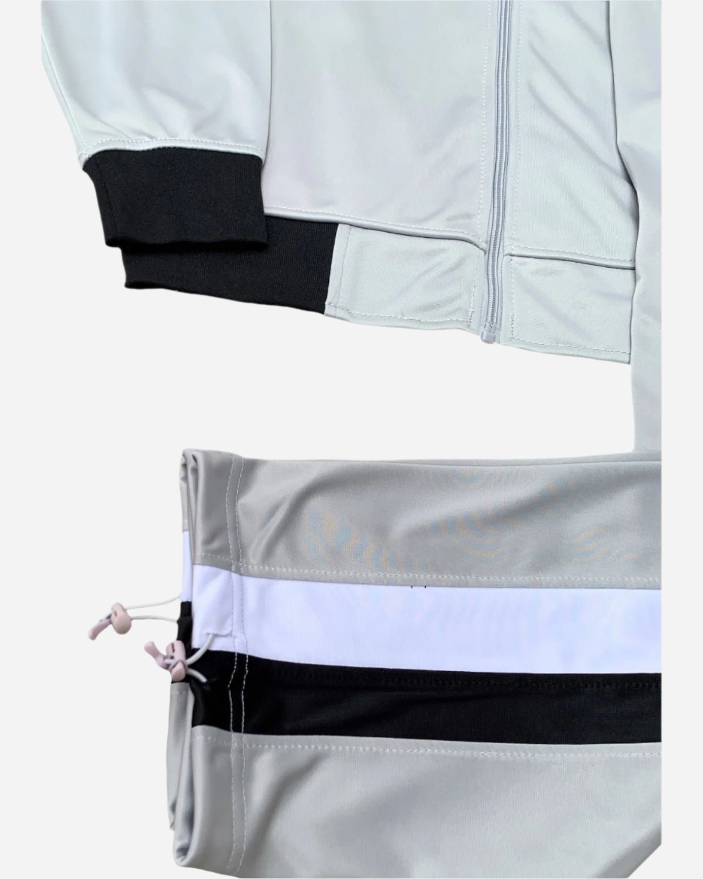 Men's Tracksuit Warm-Up 2-piece Retro Style Track Jacket & Pants Matching Set
