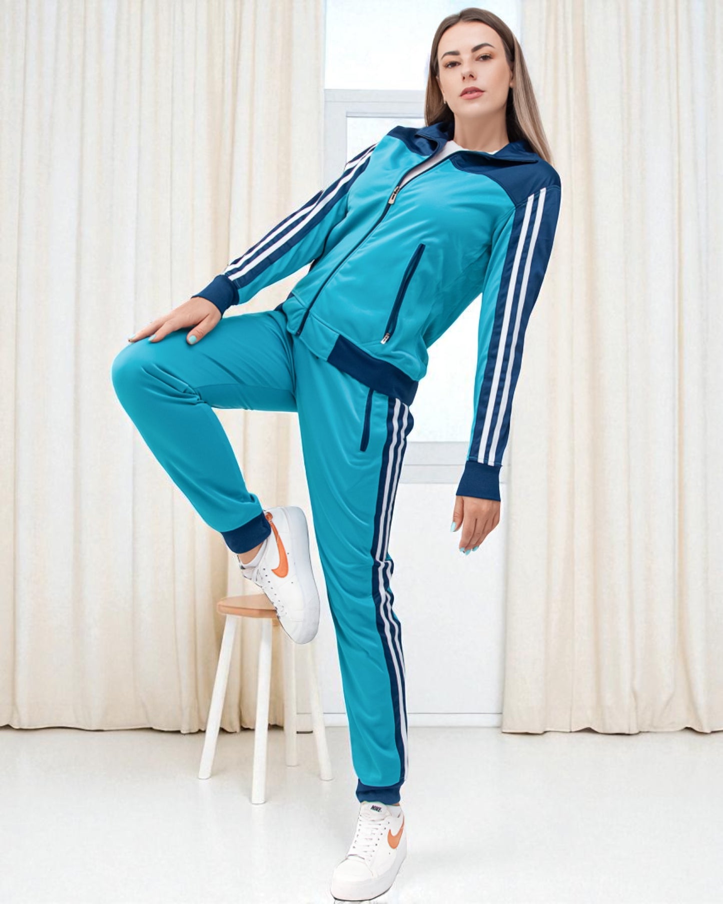 Women’s Co ord Tracksuit 2-piece Tracksuit Loungewear Set
