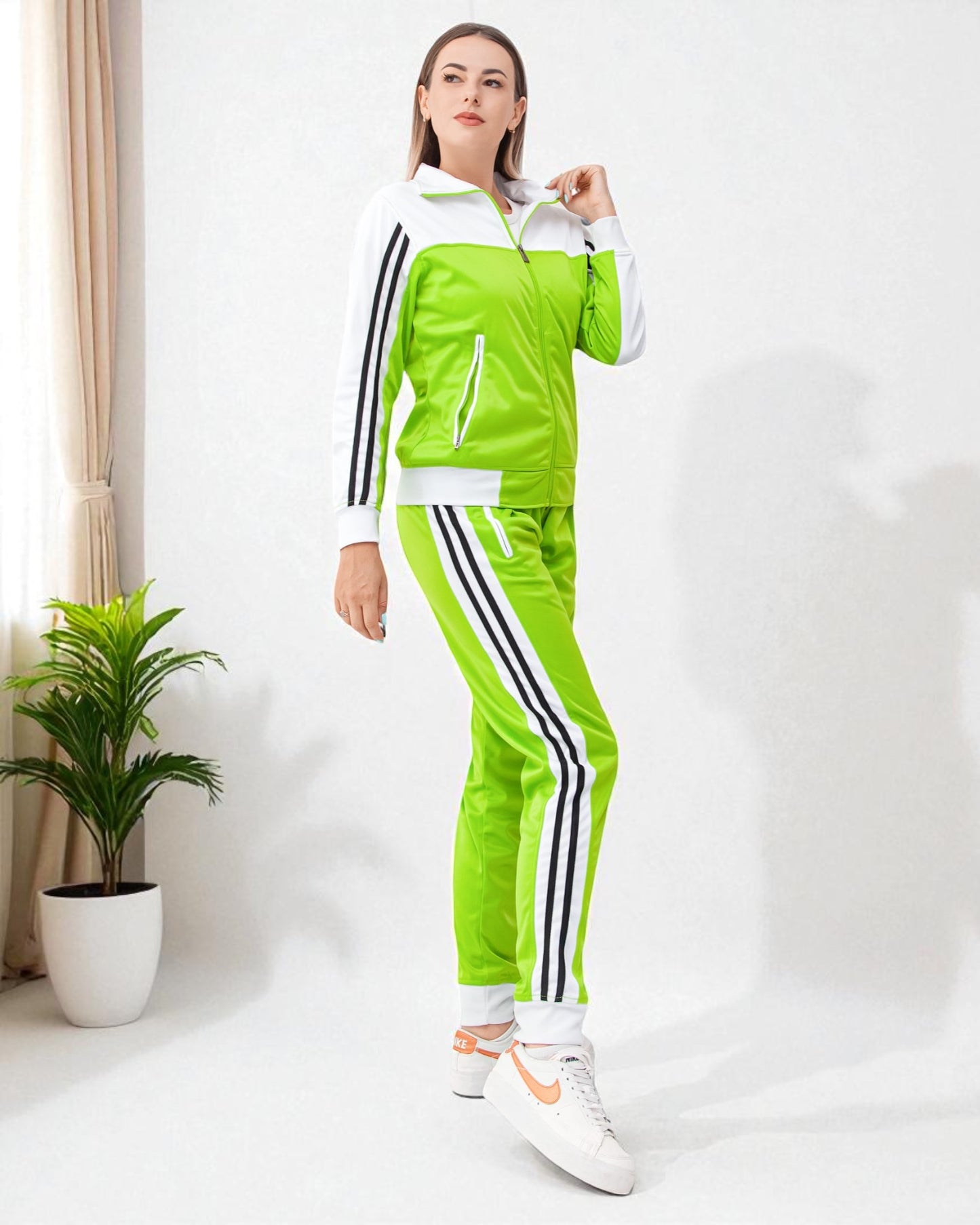 Women’s Co ord Tracksuit 2-piece Tracksuit Loungewear Set