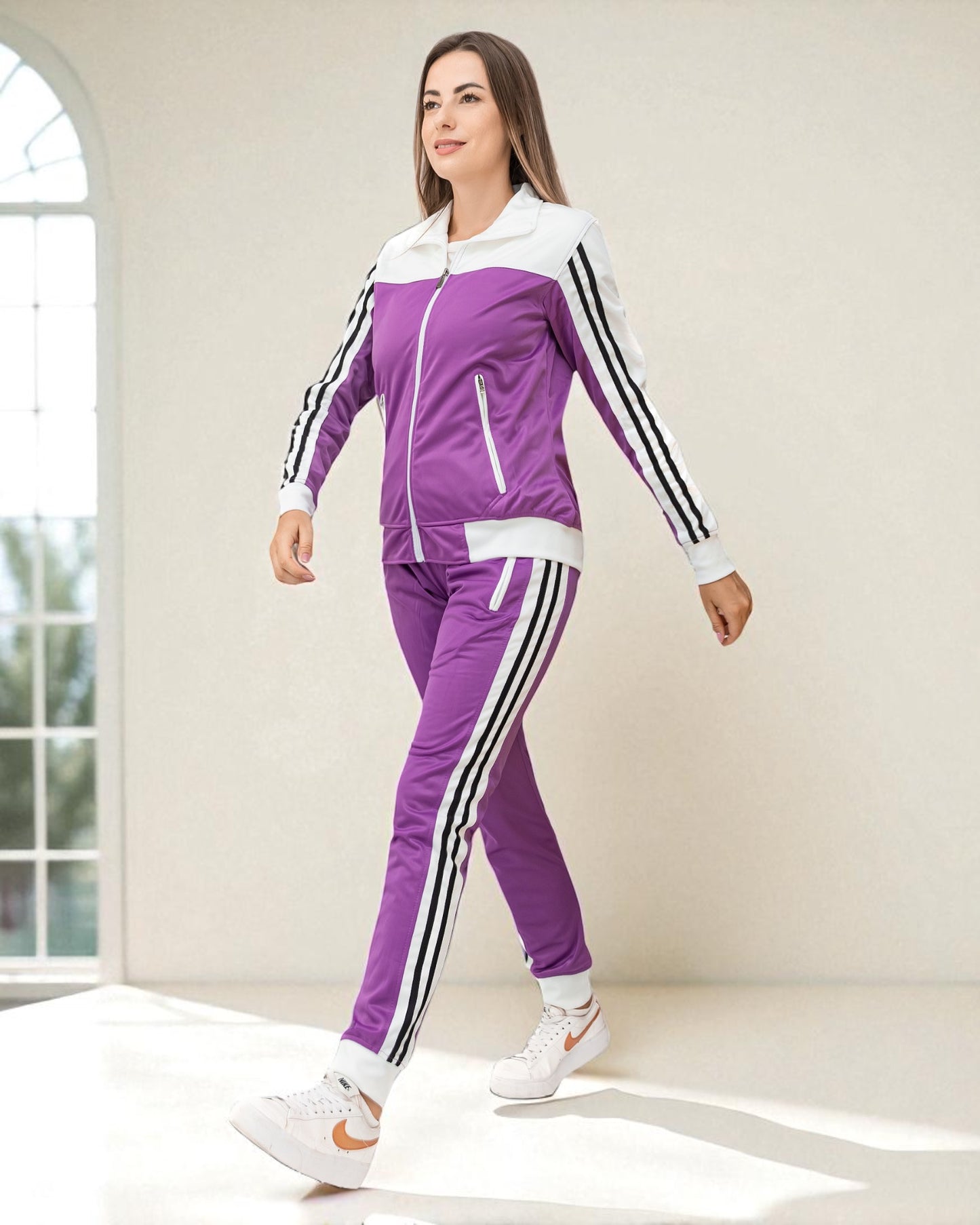 Women’s Co ord Tracksuit 2-piece Tracksuit Loungewear Set