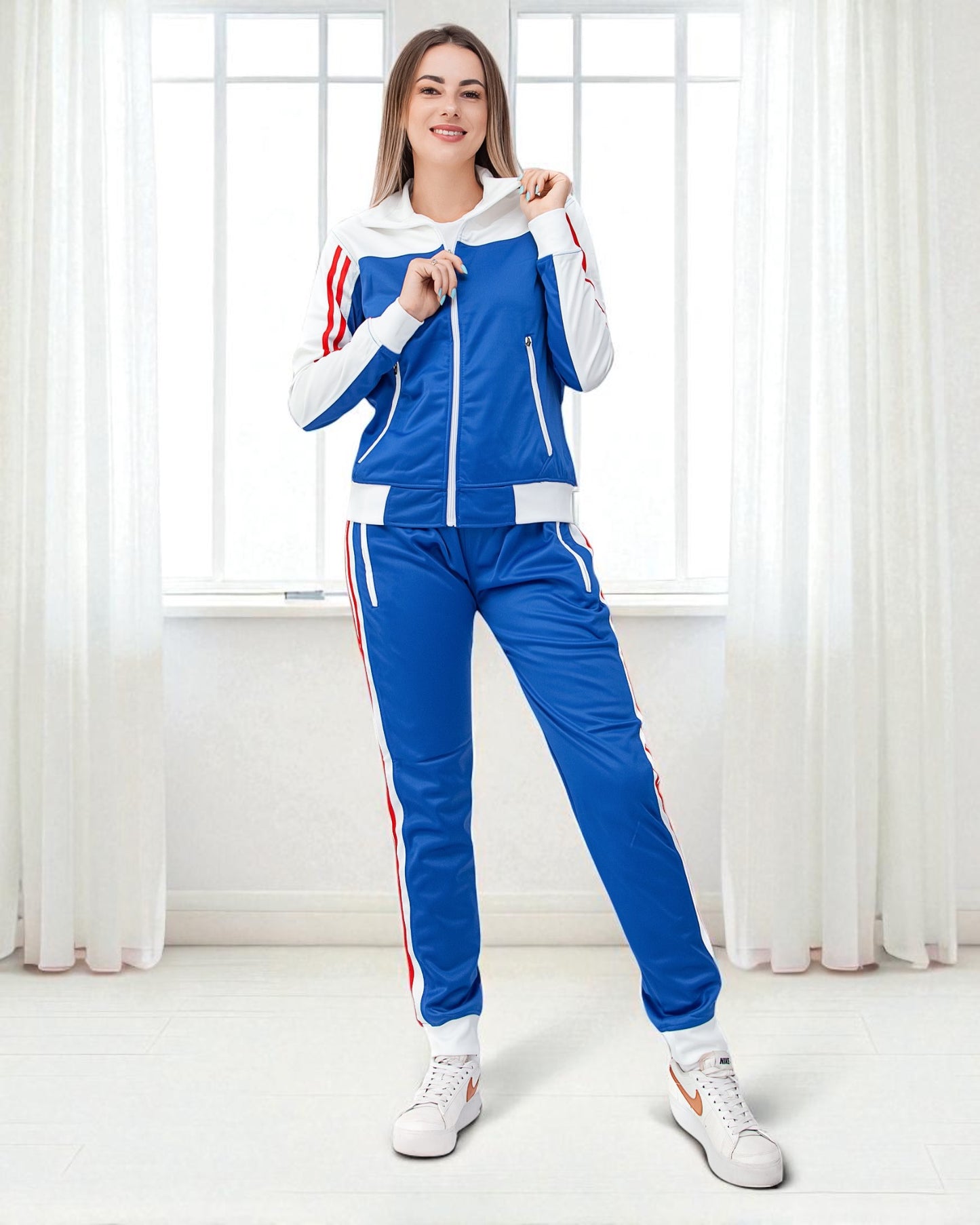 Women’s Co ord Tracksuit 2-piece Tracksuit Loungewear Set