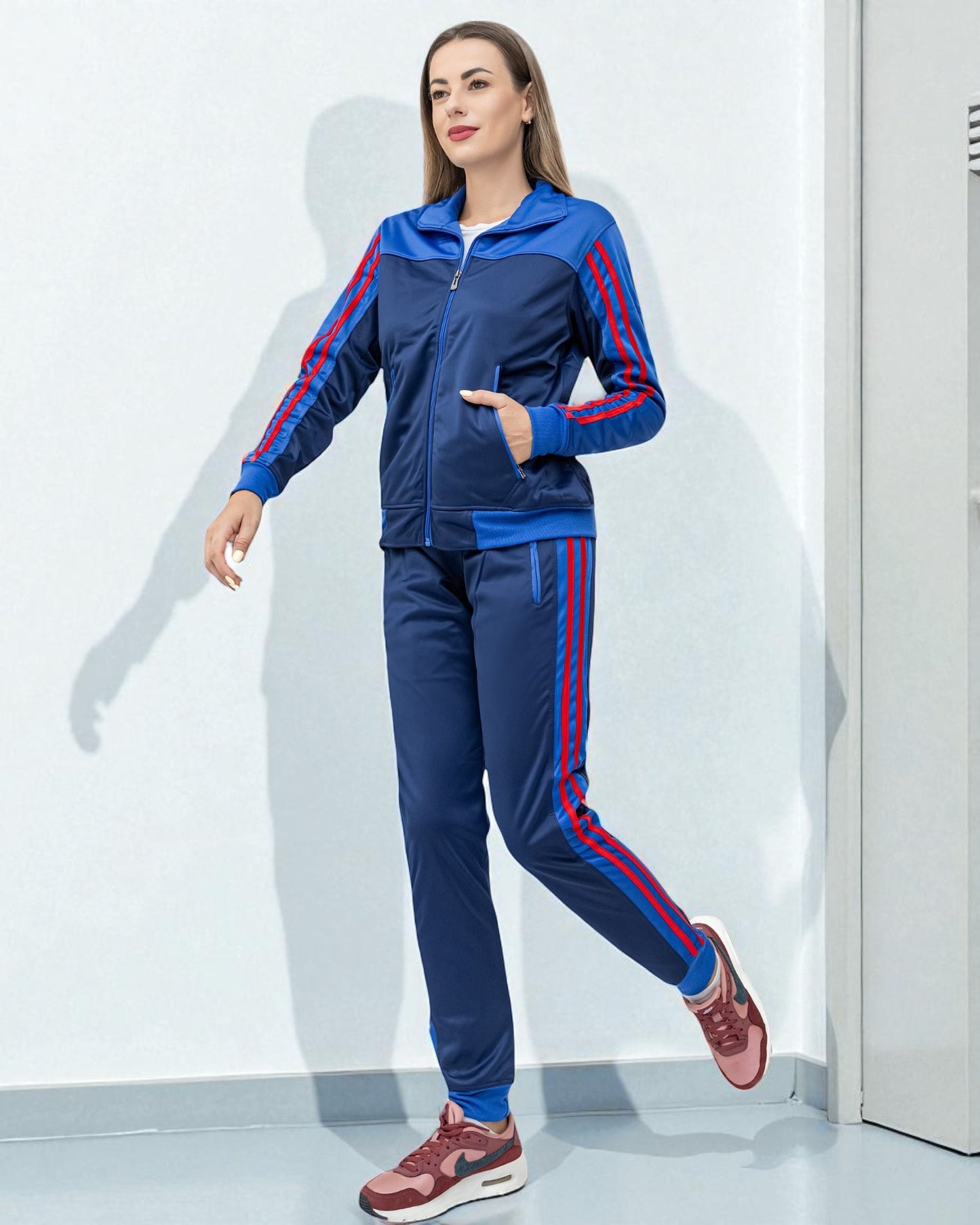 Women’s Co ord Tracksuit 2-piece Tracksuit Loungewear Set