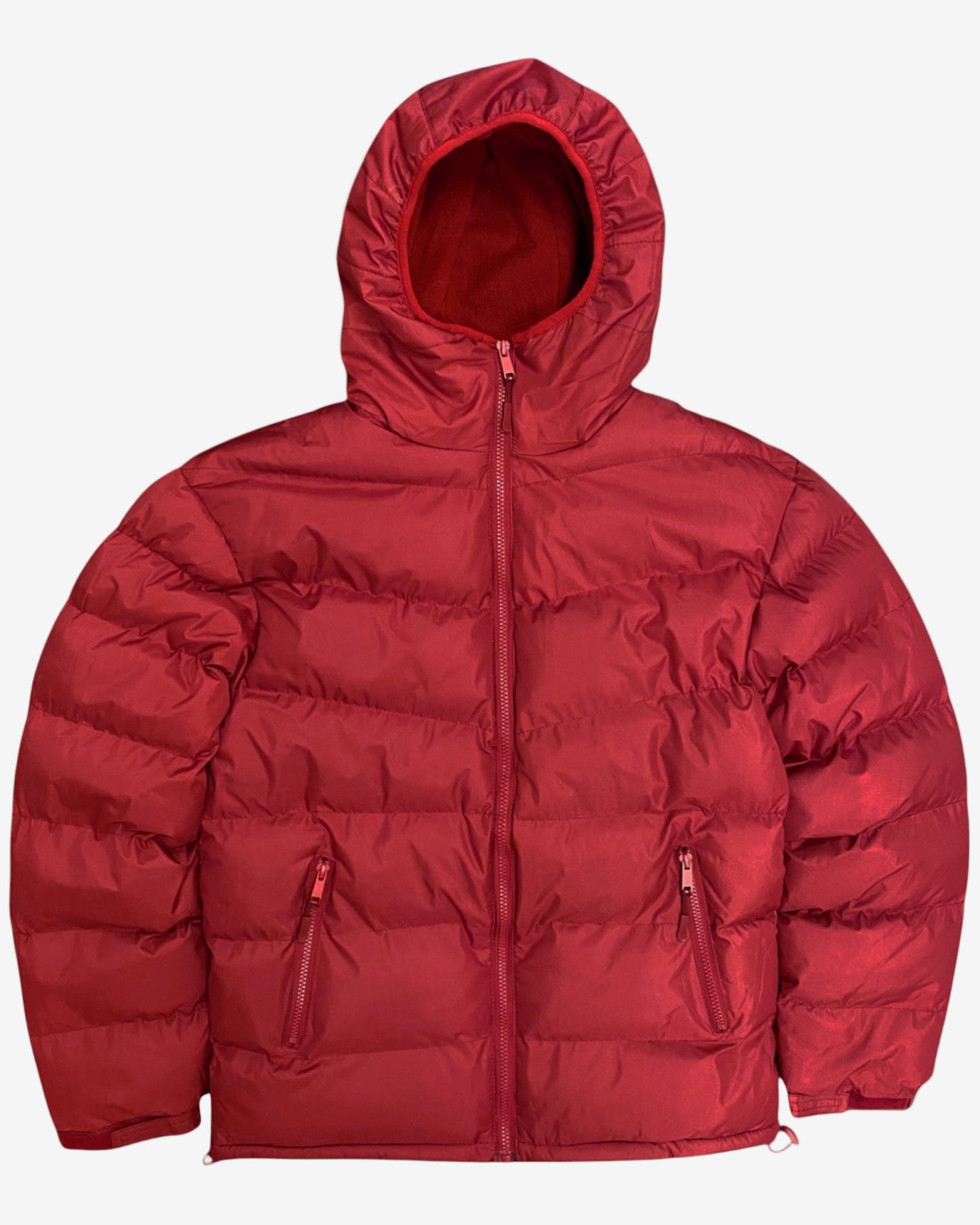 Men's Padded Fleece Insulated Warm Winter Heat Kept Coat Jacket with Hood