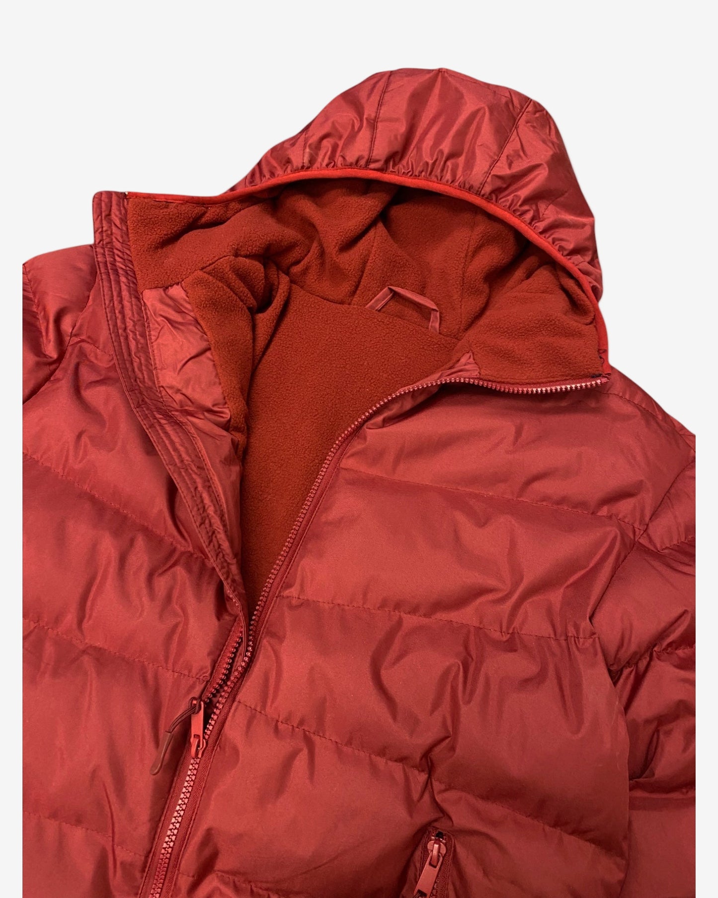 Men's Padded Fleece Insulated Warm Winter Heat Kept Coat Jacket with Hood