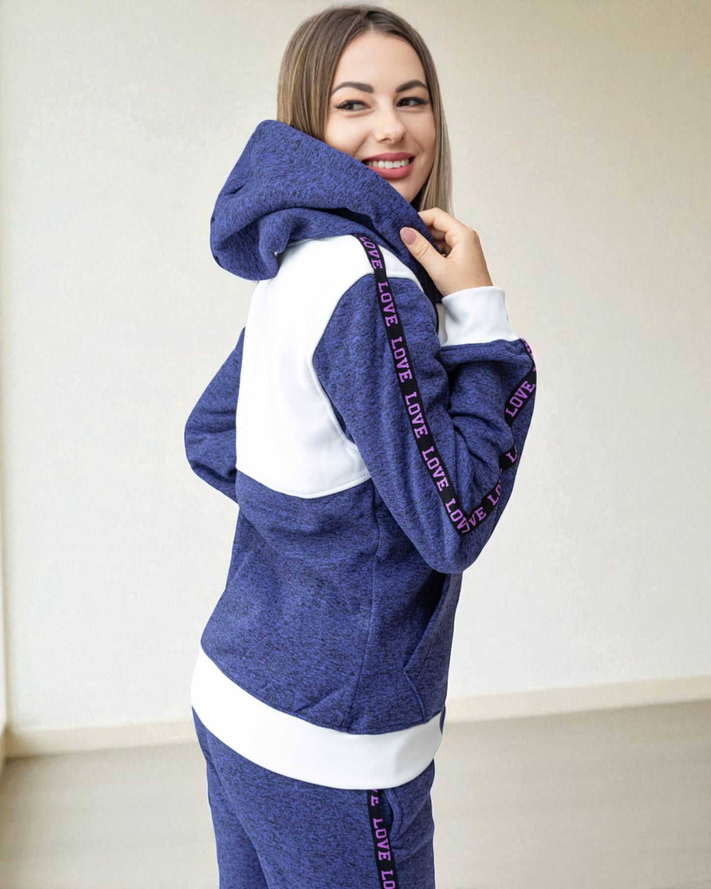 Women's Sweatsuit Love Stripe Outfit