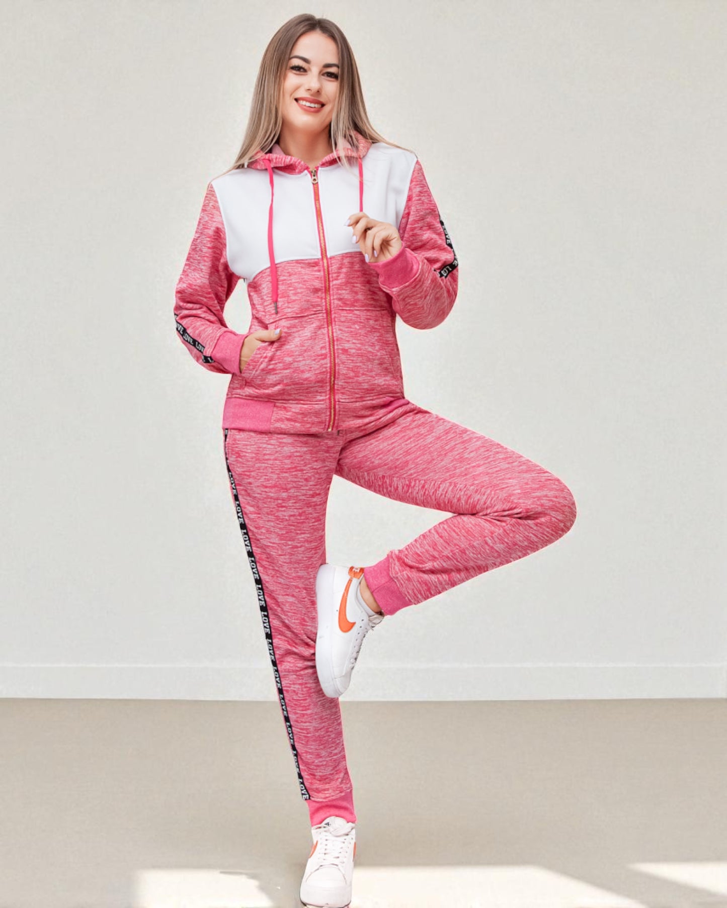 Women's Sweatsuit Love Stripe Outfit