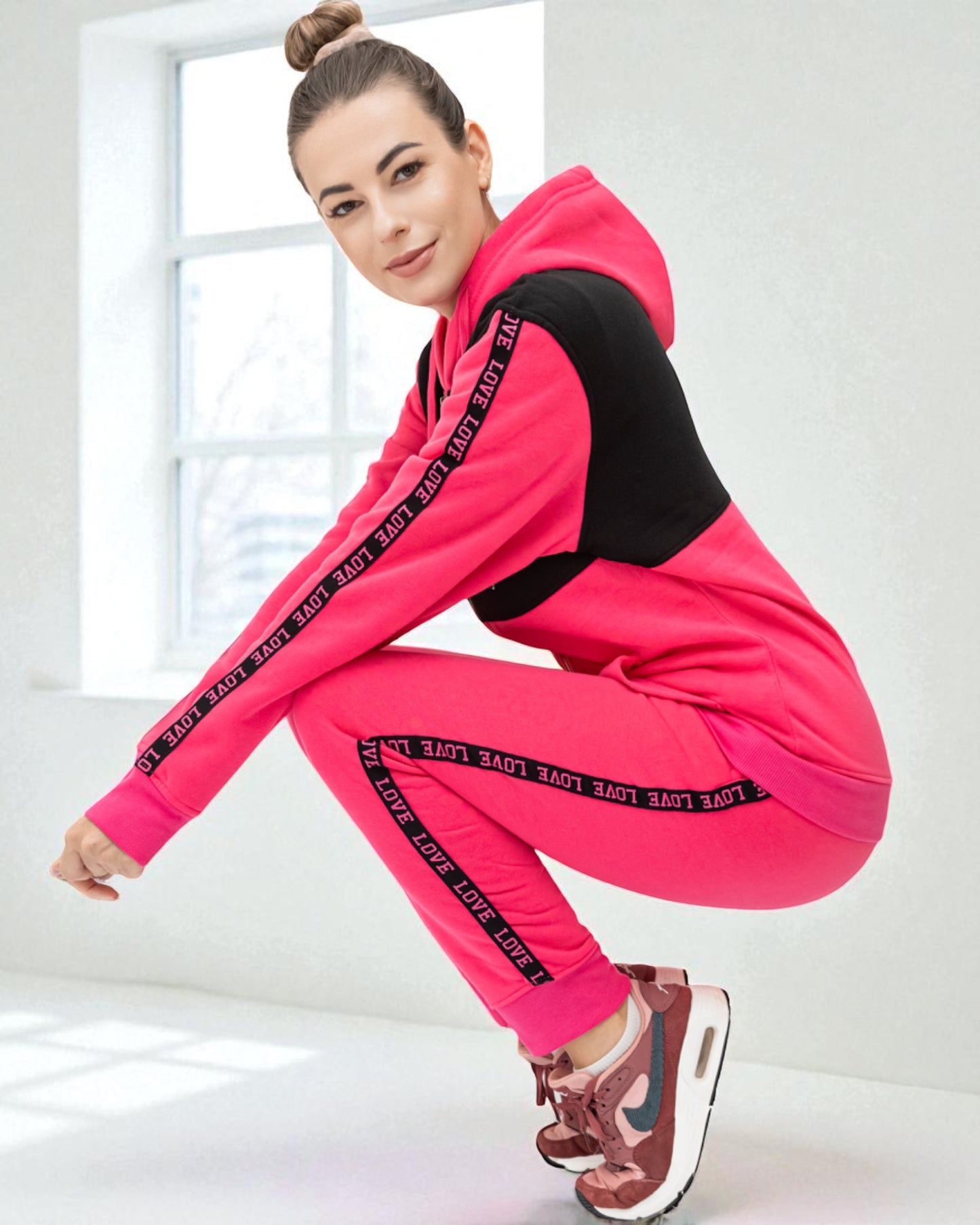 Women's Sweatsuit Love Stripe Outfit