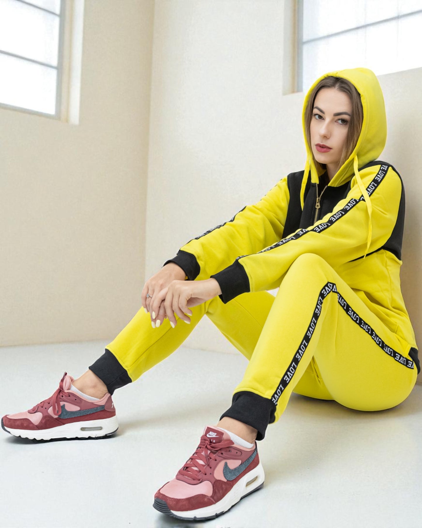 Women's Sweatsuit Love Stripe Outfit