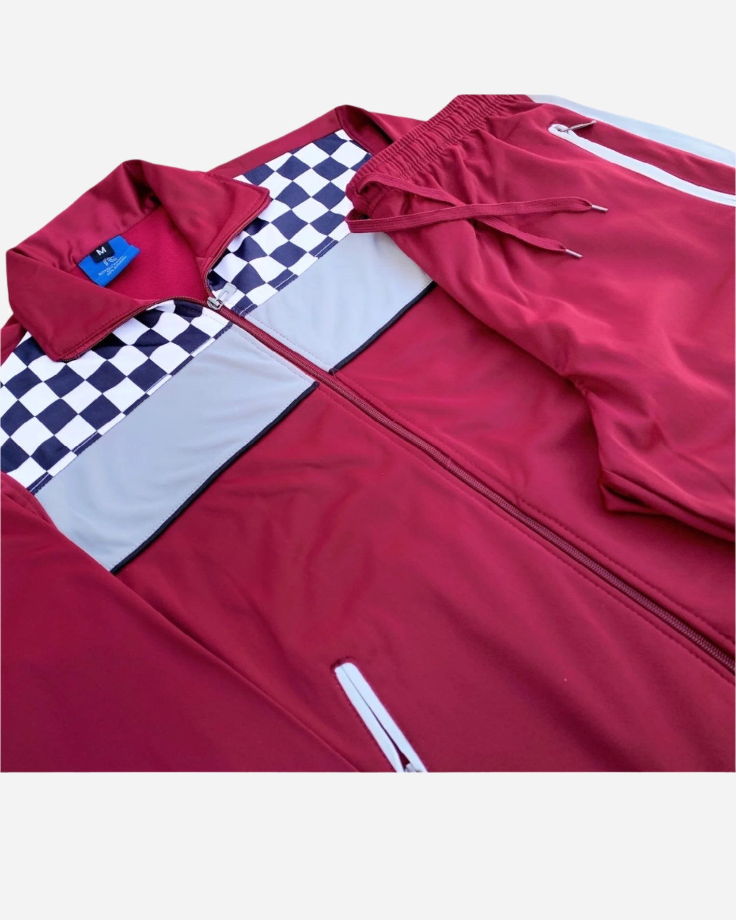 Men’s Tracksuit Traditional Checker Boxed Track jacket & Track pants