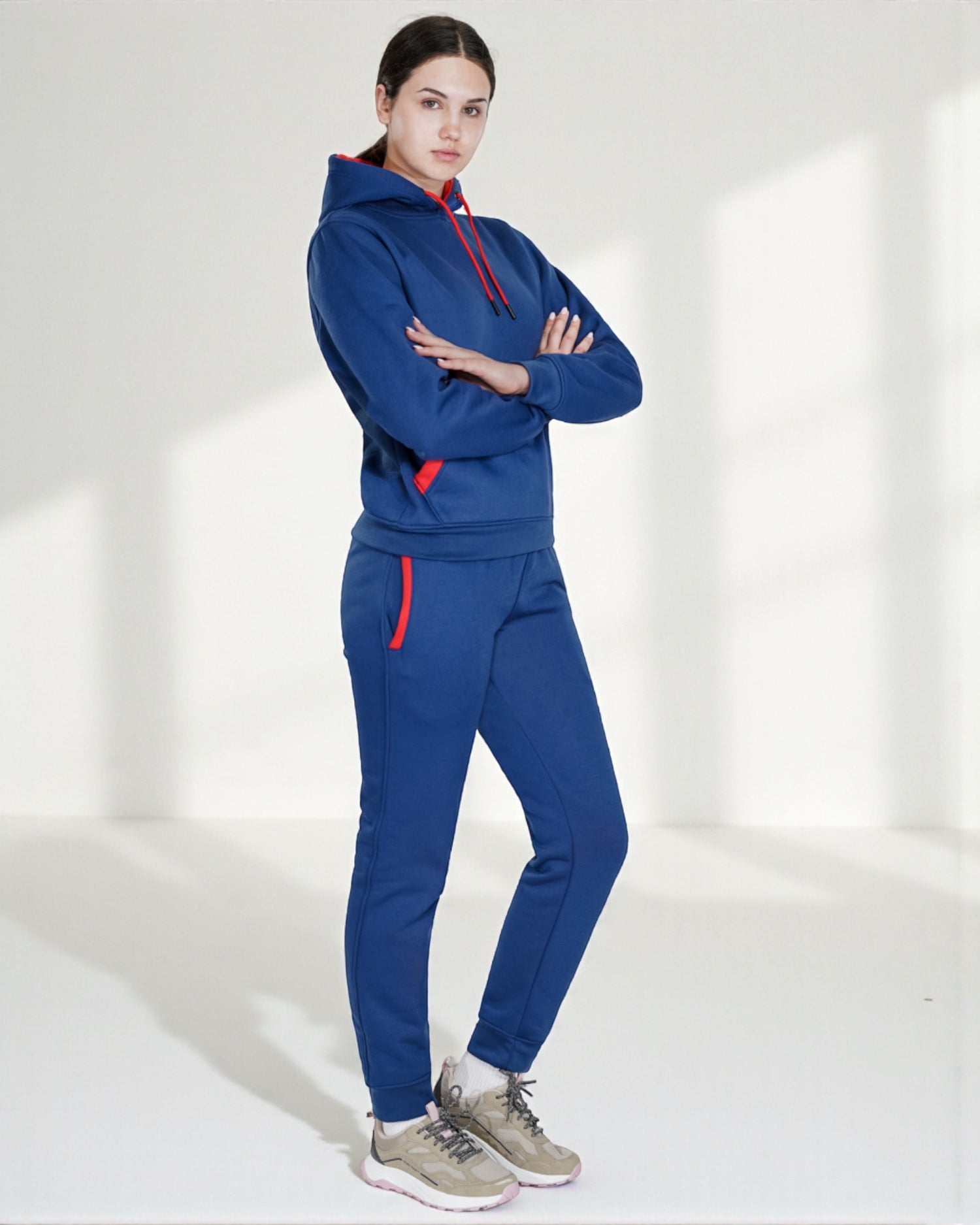 Women’s Pullover Hoodie Sweatsuit