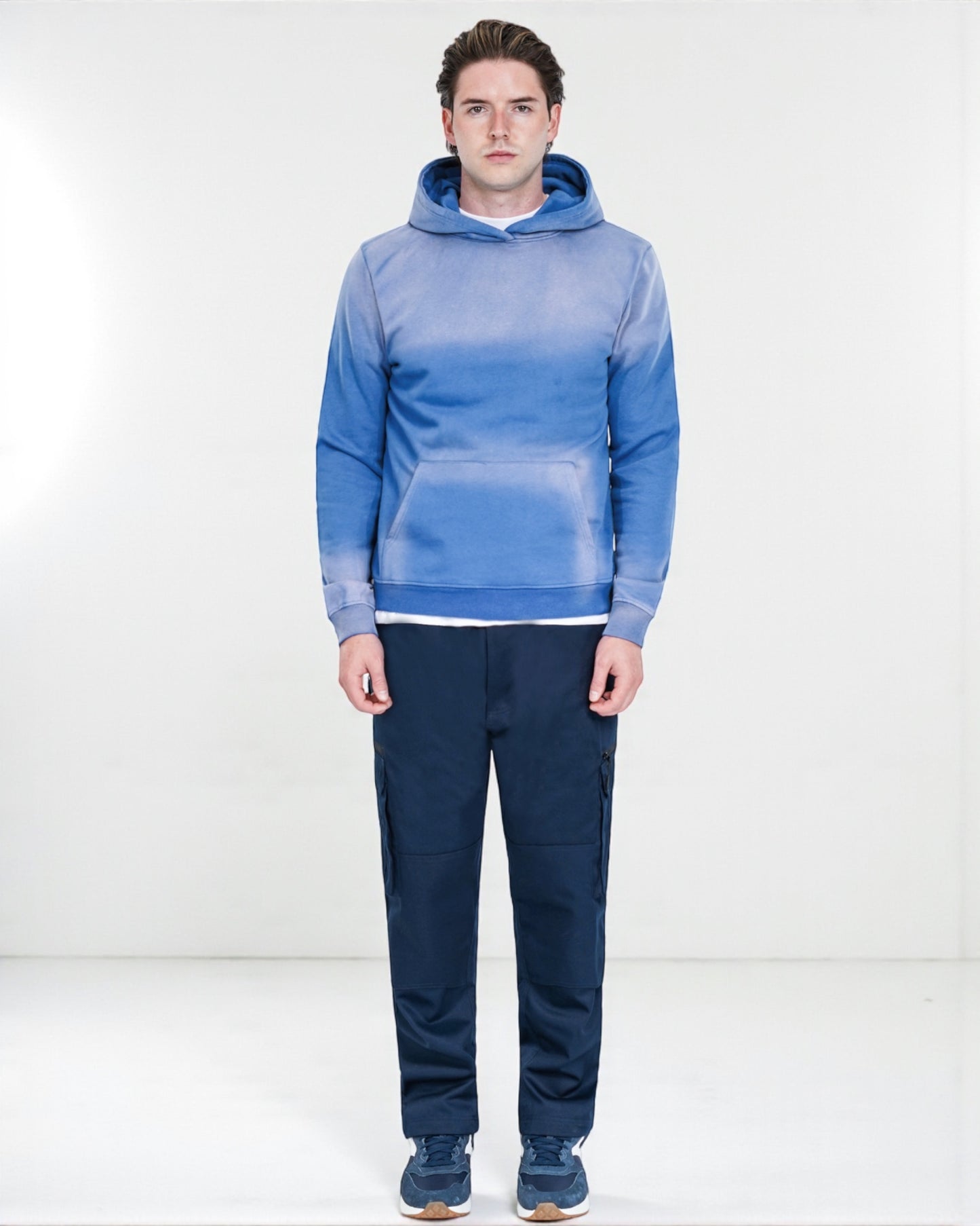 Men’s Snowflake Wash Pullover Hoodie – Ultra-Soft 450 GSM