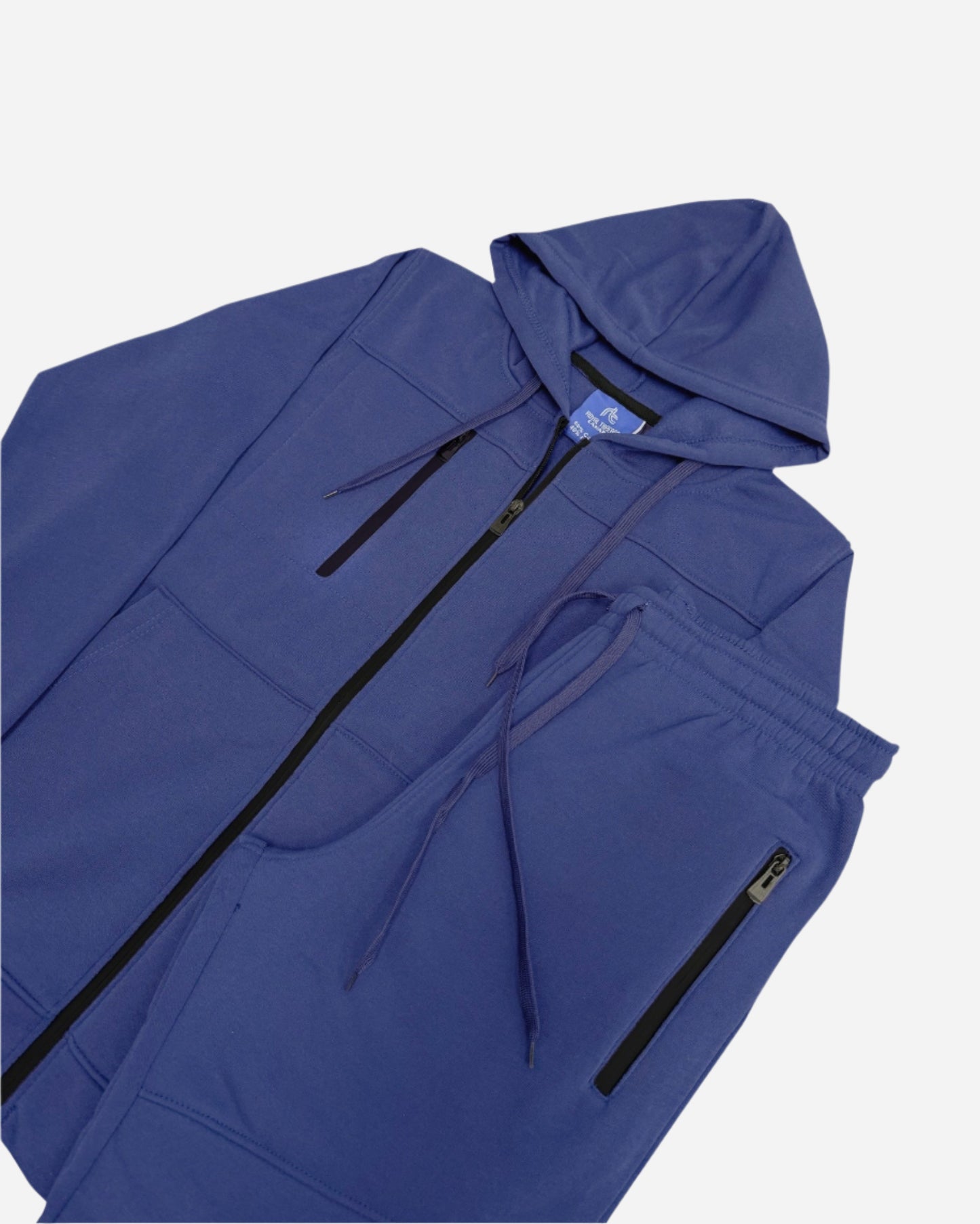 Men’s Warm Winter Tech Fleece Sweat Jacket Sweatpants Jogger Outfit