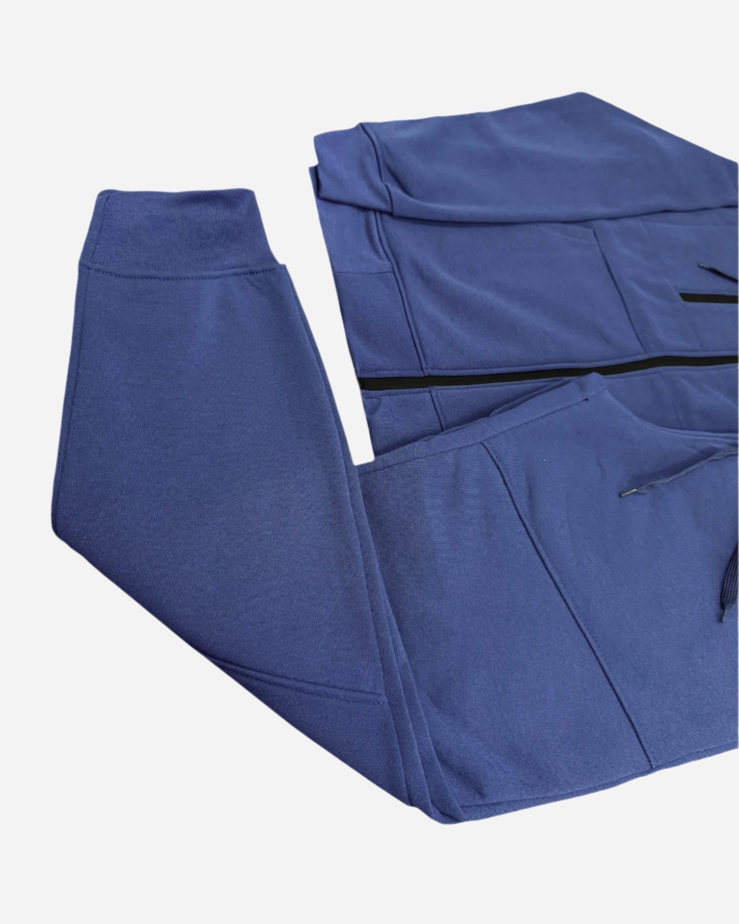 Men’s Warm Winter Tech Fleece Sweat Jacket Sweatpants Jogger Outfit