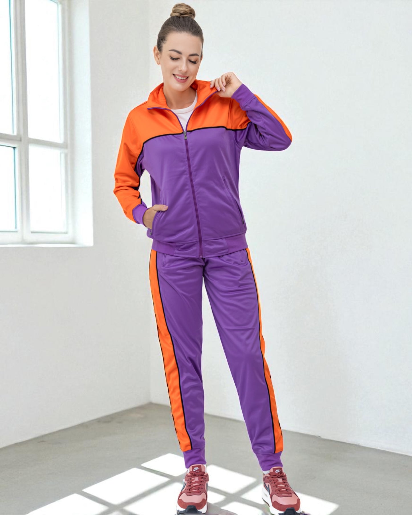 Women's 2-Piece Tracksuit Matching Loungewear Set