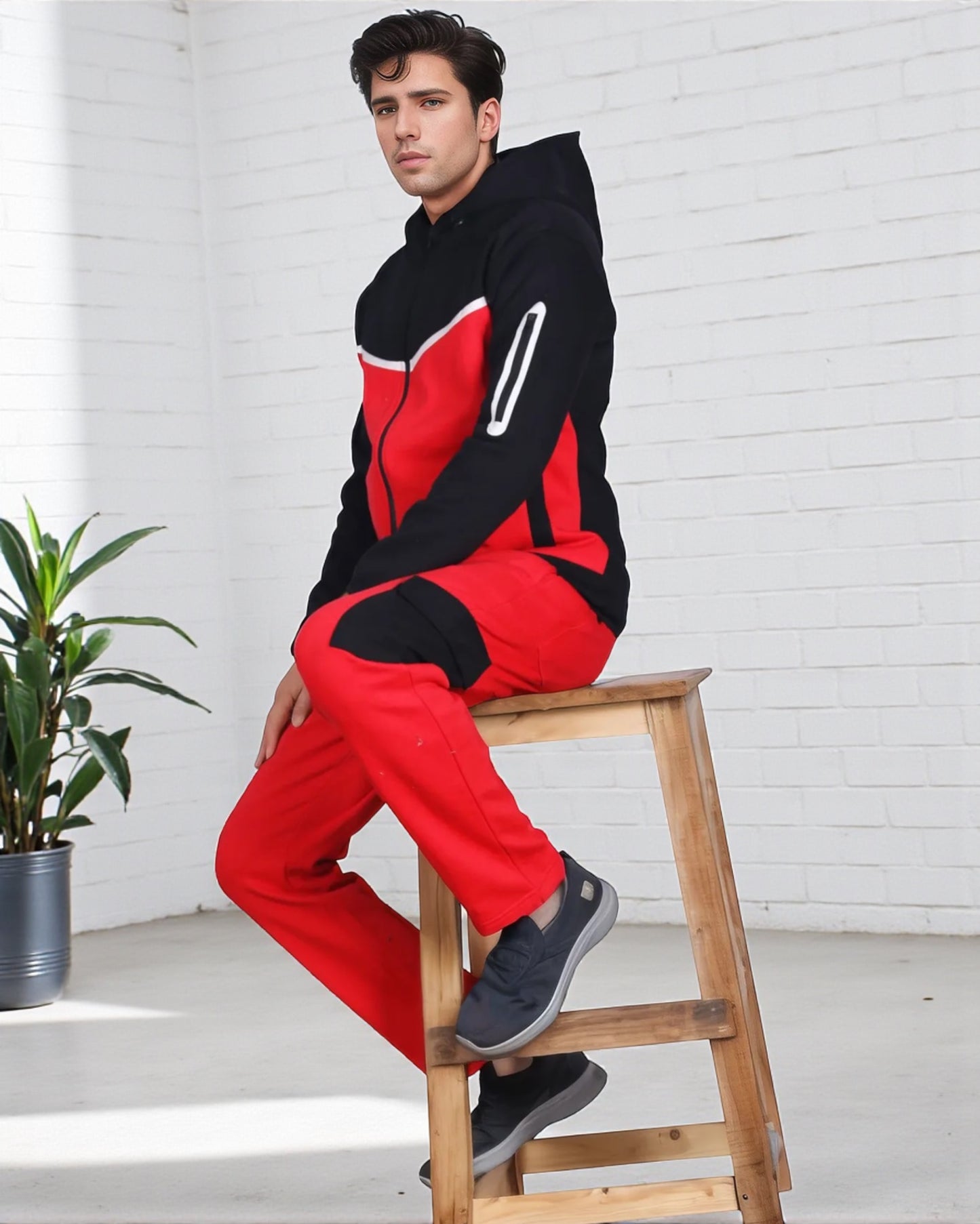 Men’s Sweatsuit Tech Fleece Heavy Duty Sweatpants & Sweat Jacket