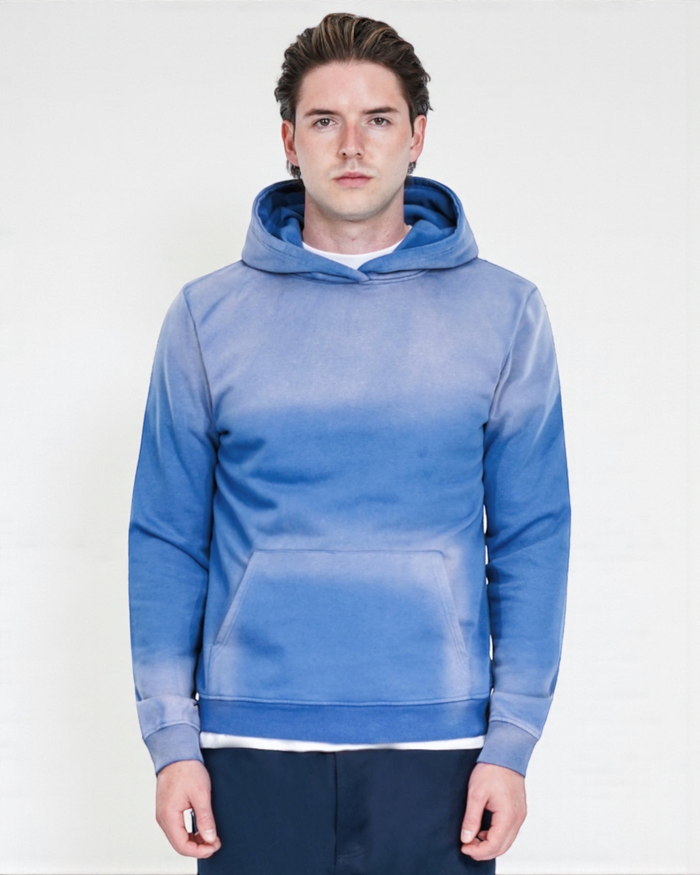 Men’s Snowflake Wash Pullover Hoodie – Ultra-Soft 450 GSM