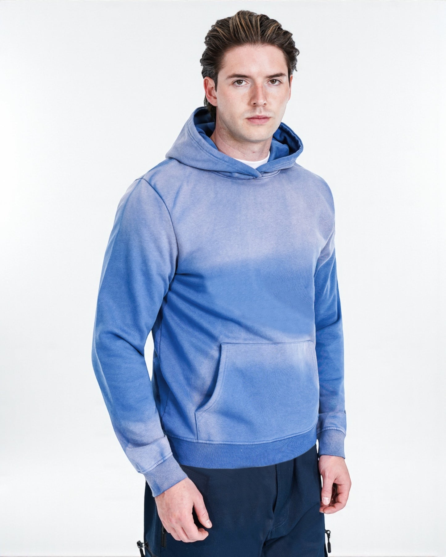 Men’s Snowflake Wash Pullover Hoodie – Ultra-Soft 450 GSM