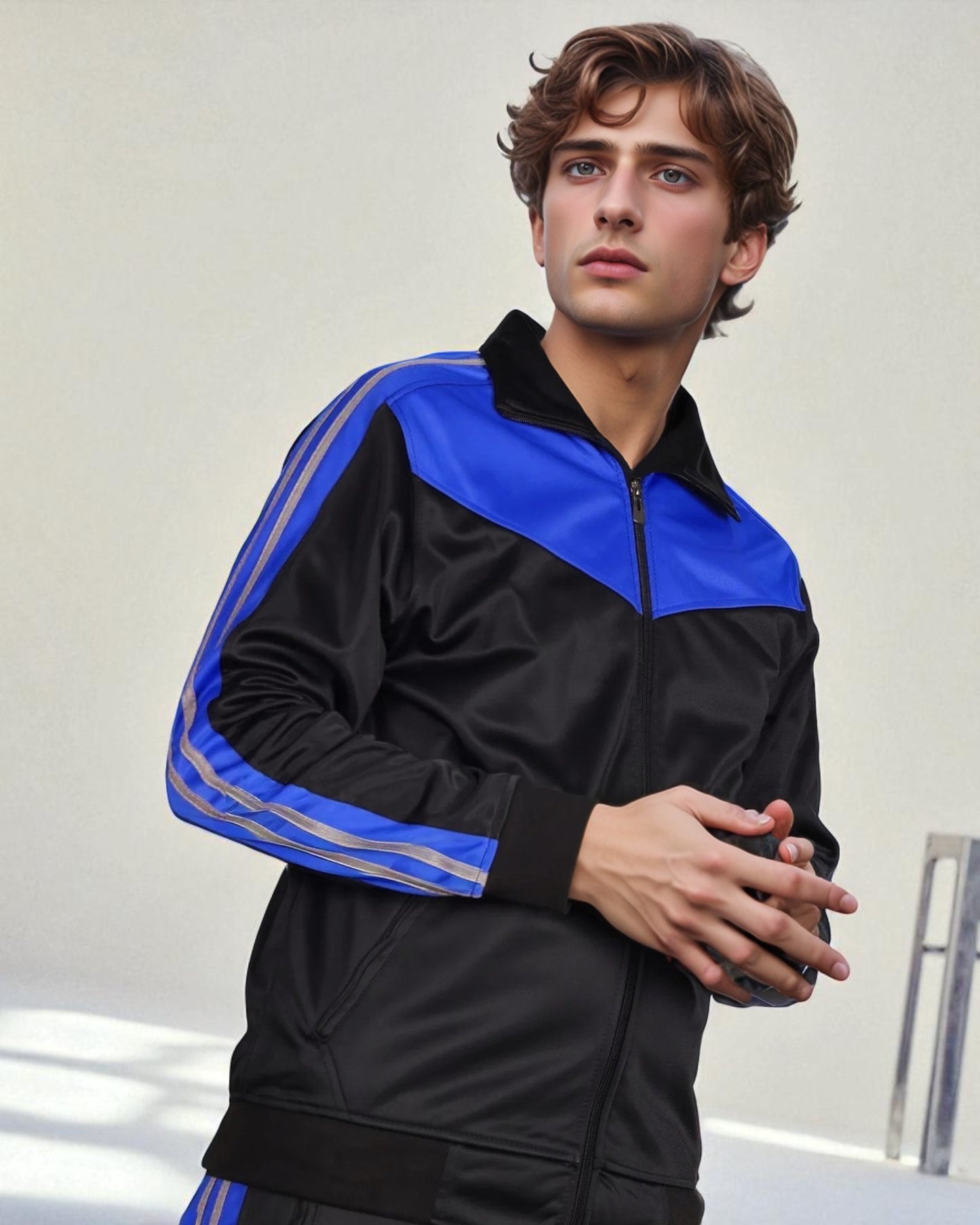 Men's Soft Athletic Tracksuit GYM Active Suit
