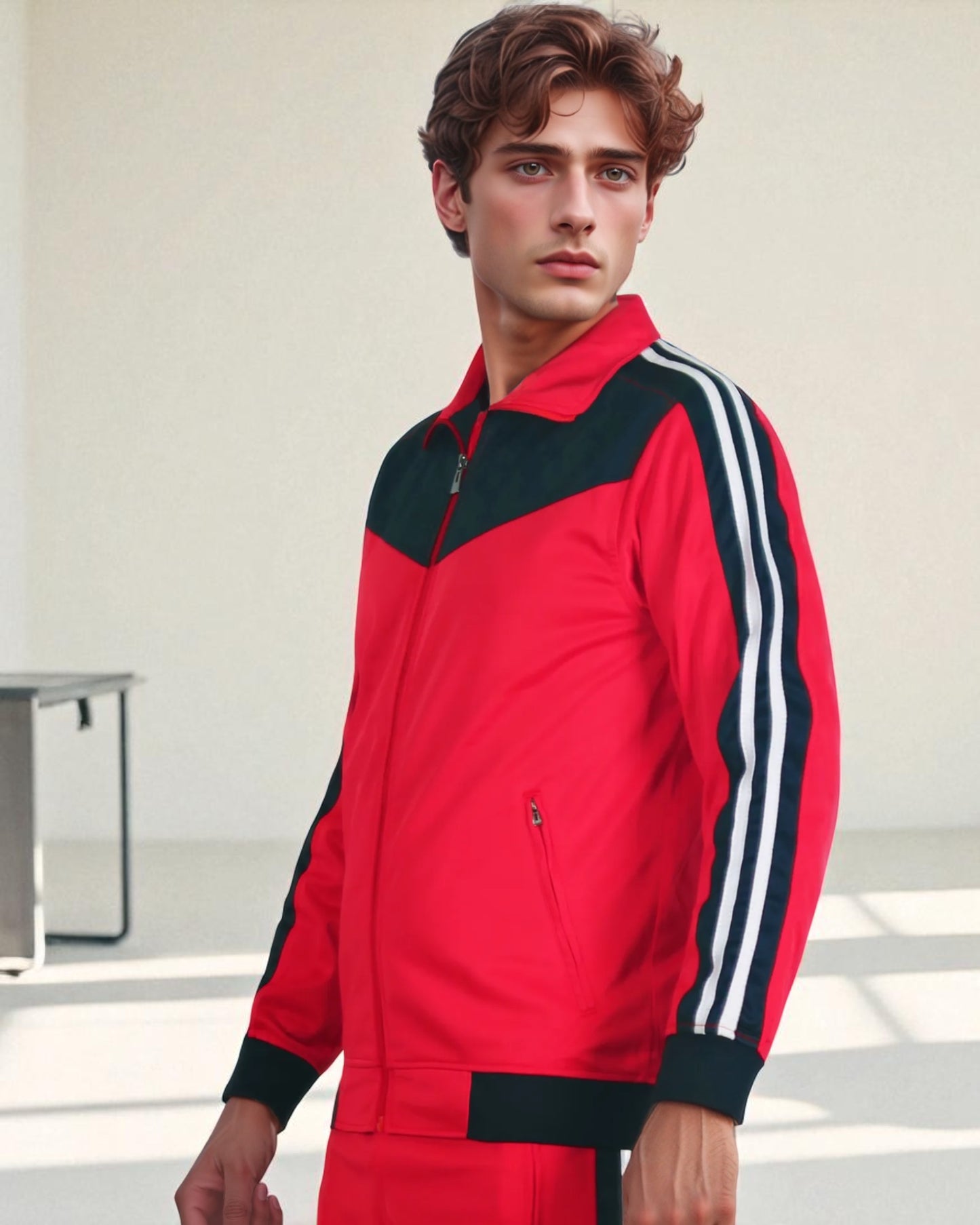 Men's Soft Athletic Tracksuit GYM Active Suit