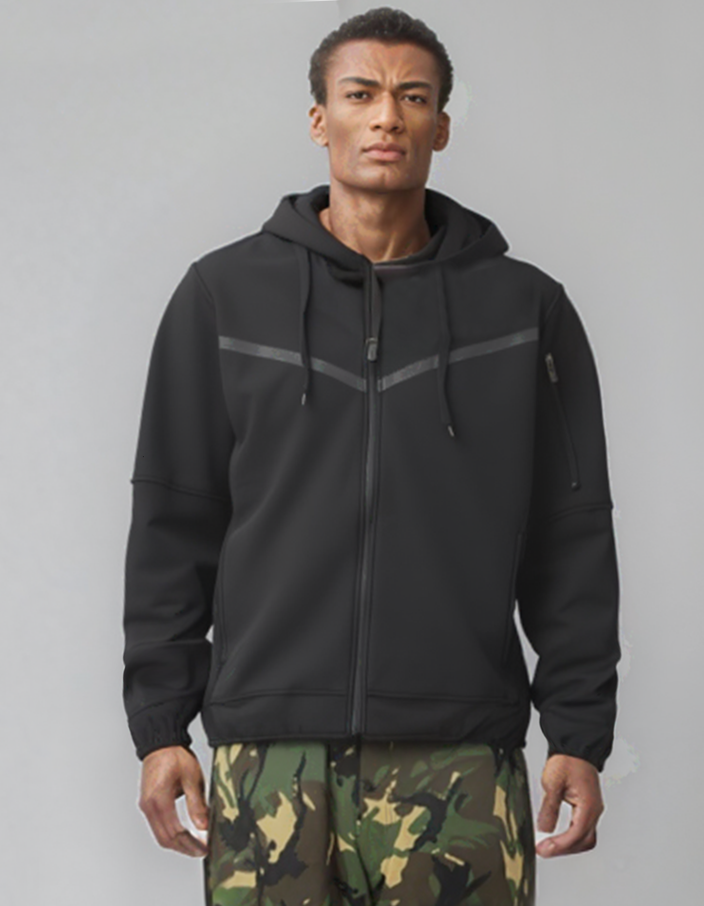 Men’s Solid Tech Fleece Spring Hoodie