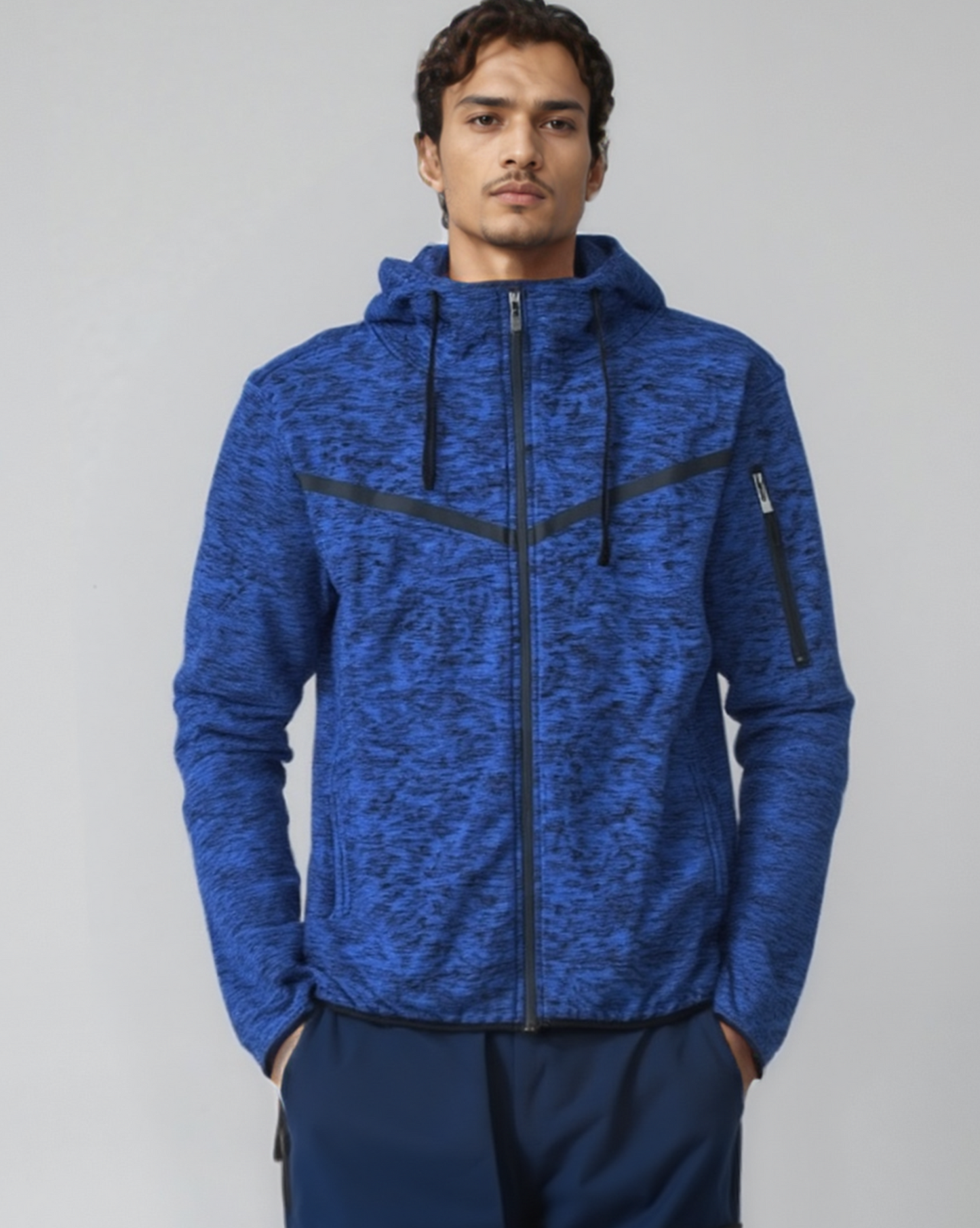 Men’s Solid Tech Fleece Spring Catonic Hoodie