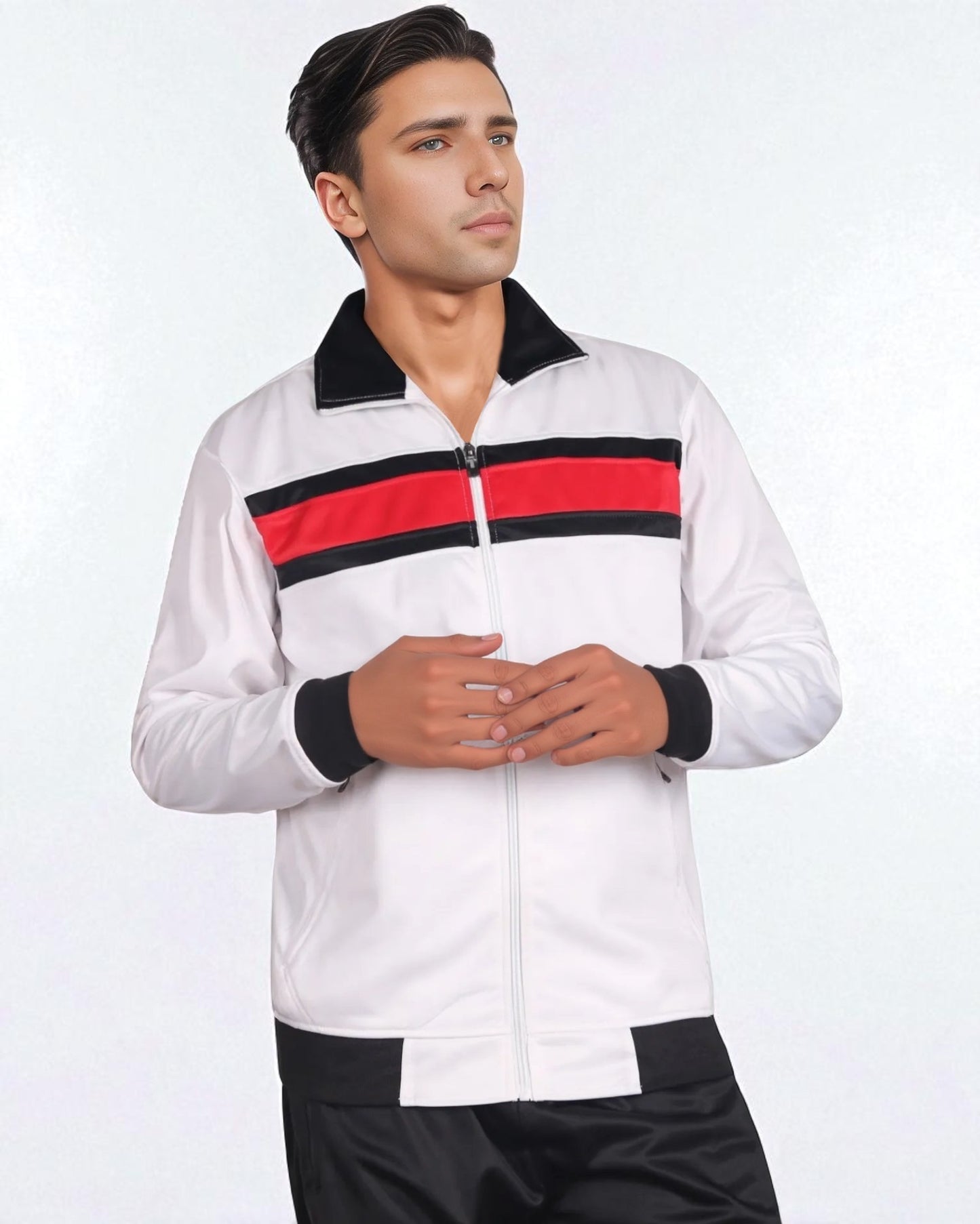 Men's Tracksuit contrast Color 2-piece Set