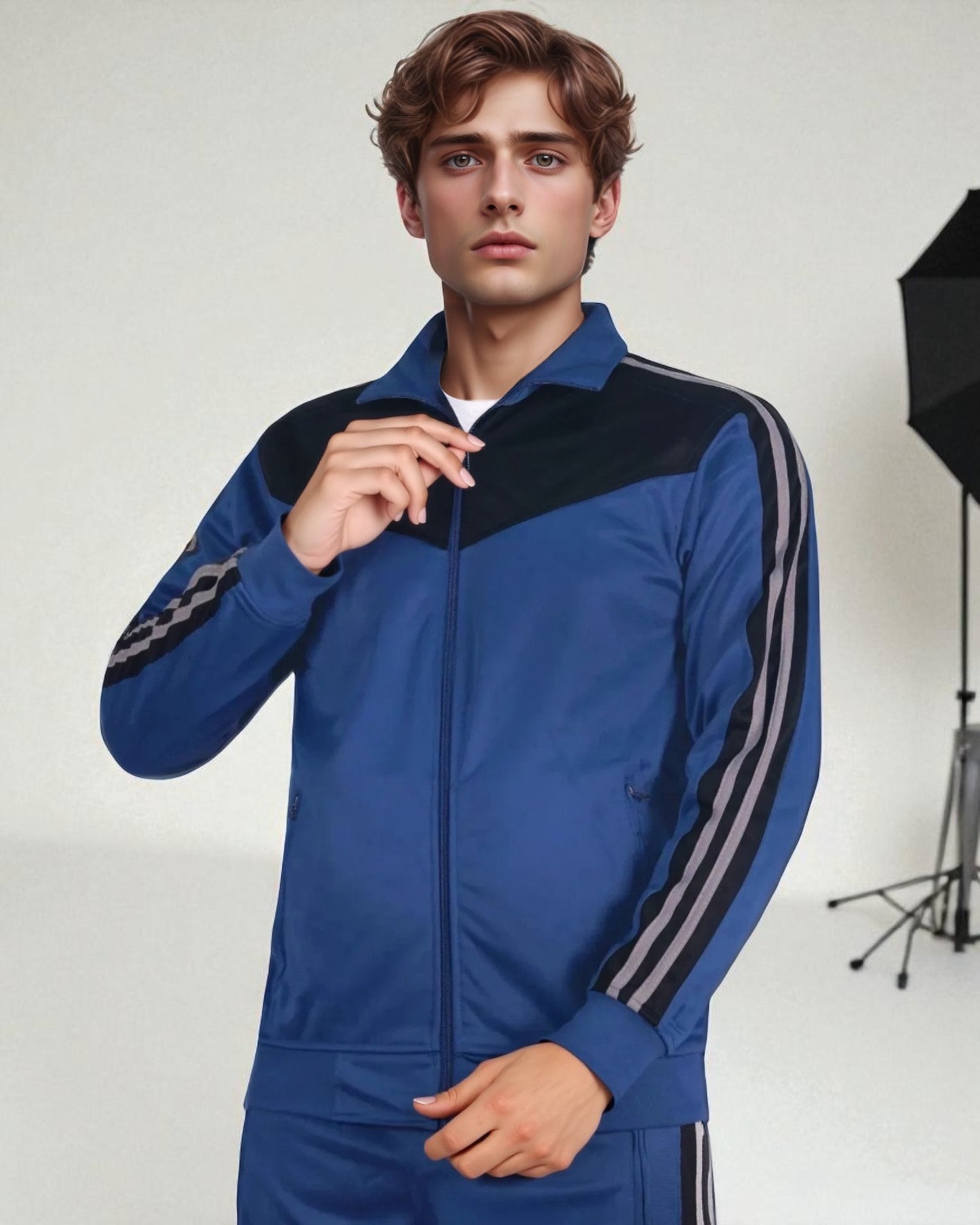 Men's Soft Athletic Tracksuit GYM Active Suit