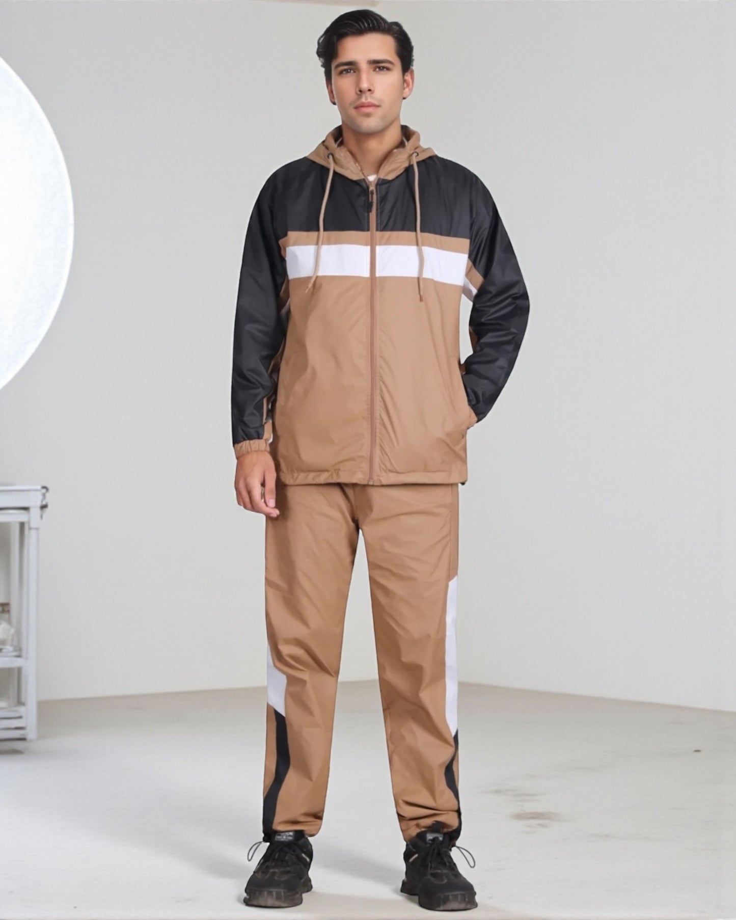 Men’s Active 2-Piece Ridge Windbreaker Tracksuit Matching Set