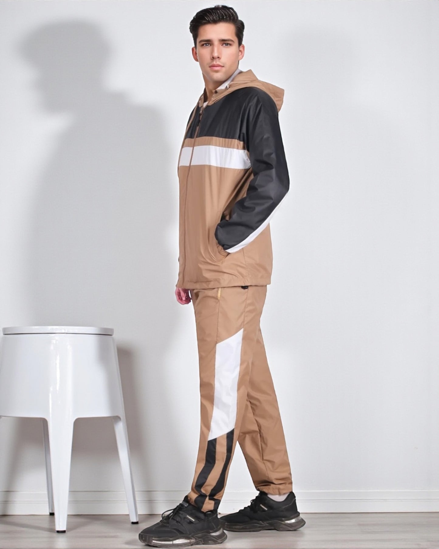 Men’s Active 2-Piece Ridge Windbreaker Tracksuit Matching Set