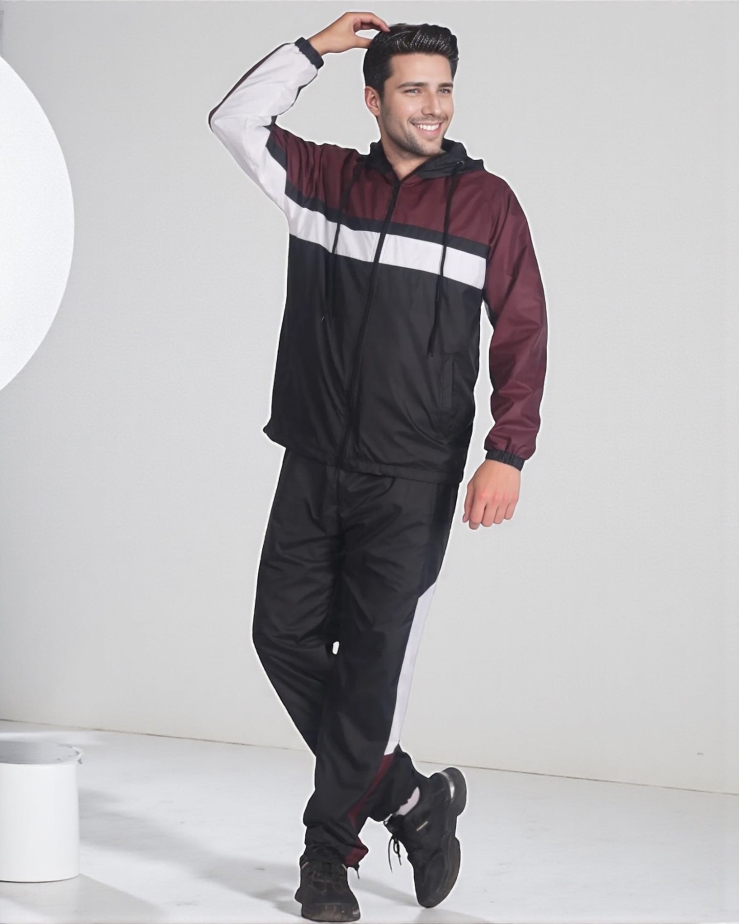 Men’s Active 2-Piece Ridge Windbreaker Tracksuit Matching Set
