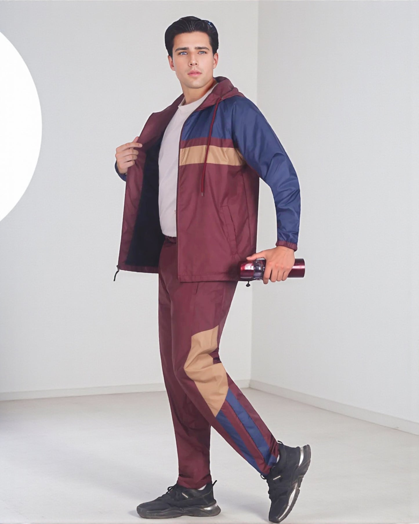 Men’s Active 2-Piece Ridge Windbreaker Tracksuit Matching Set