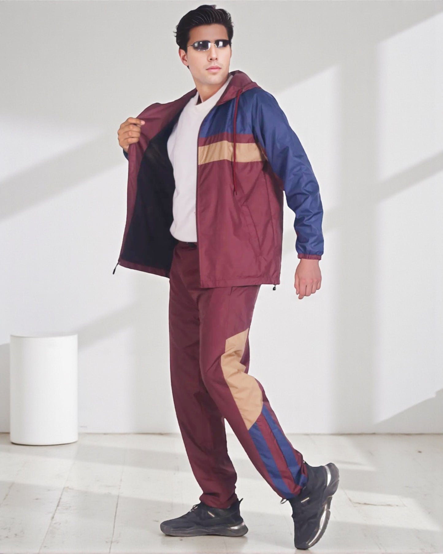 Men’s Active 2-Piece Ridge Windbreaker Tracksuit Matching Set