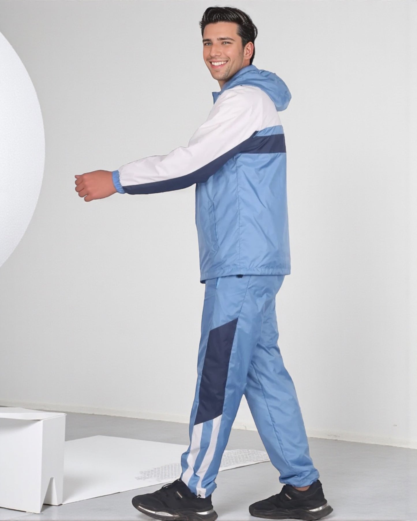 Men’s Active 2-Piece Ridge Windbreaker Tracksuit Matching Set